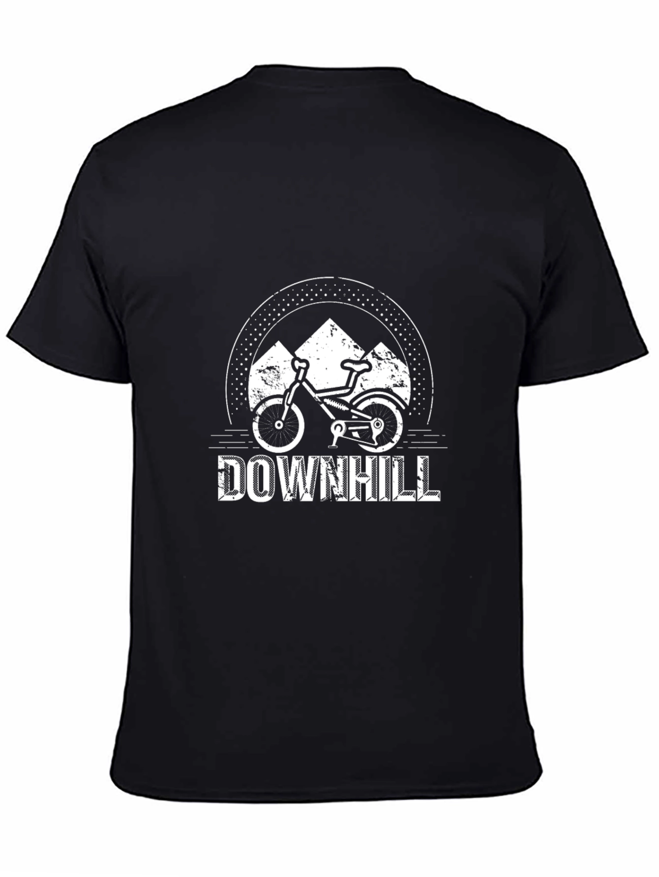 Downhill Mountain Bike Graphic T-Shirt