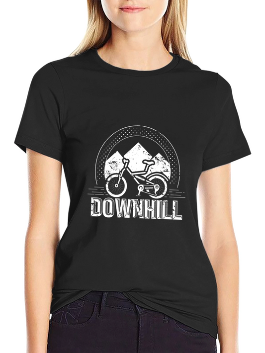 Downhill Mountain Bike Graphic T-Shirt