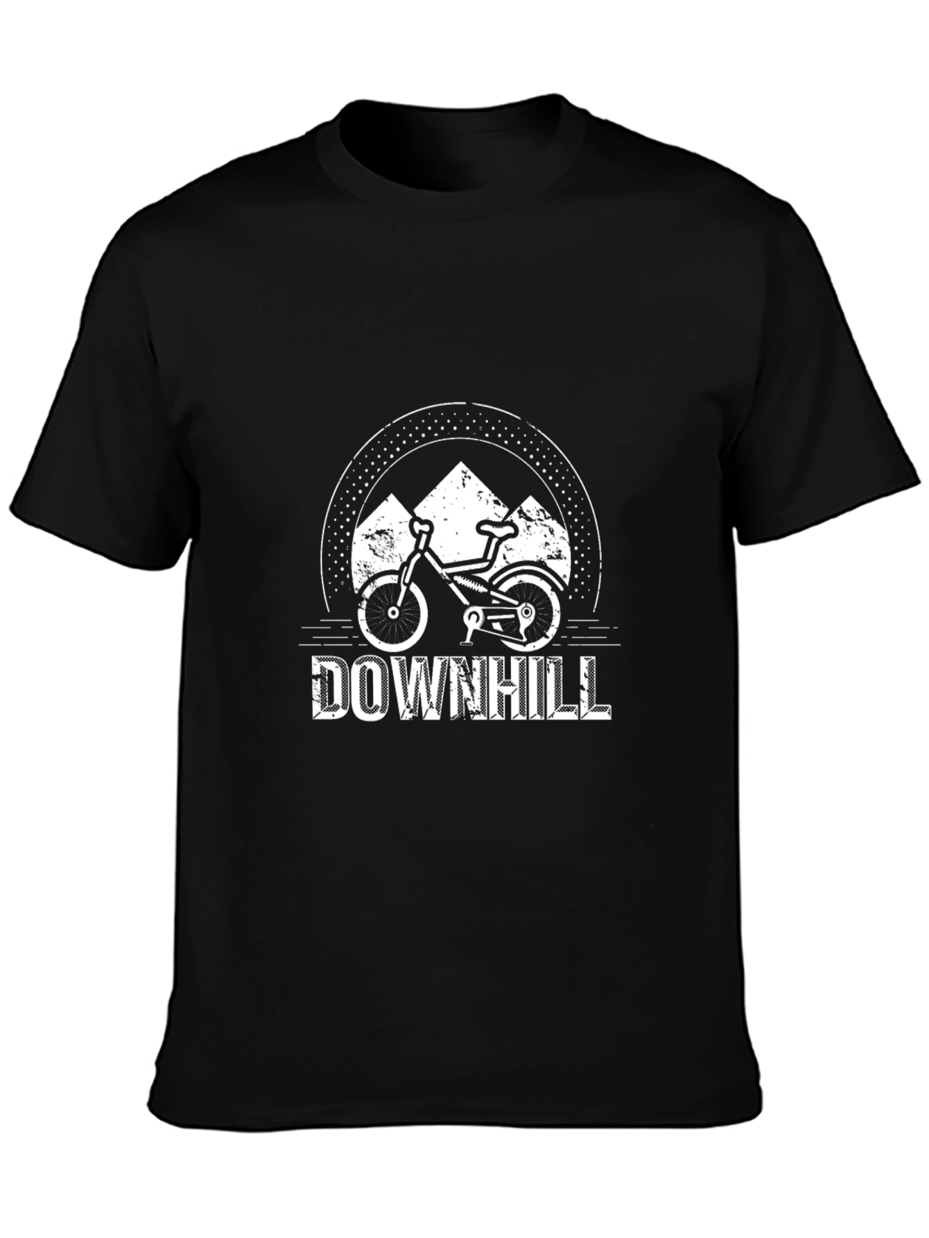 Downhill Mountain Bike Graphic T-Shirt