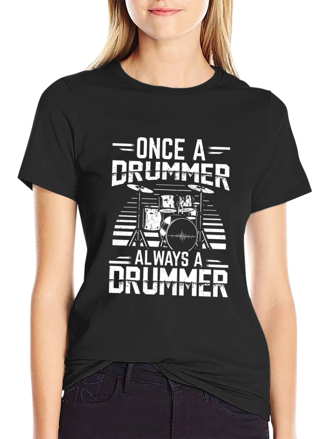 Once a Drummer Always a Drummer Graphic T-Shirt