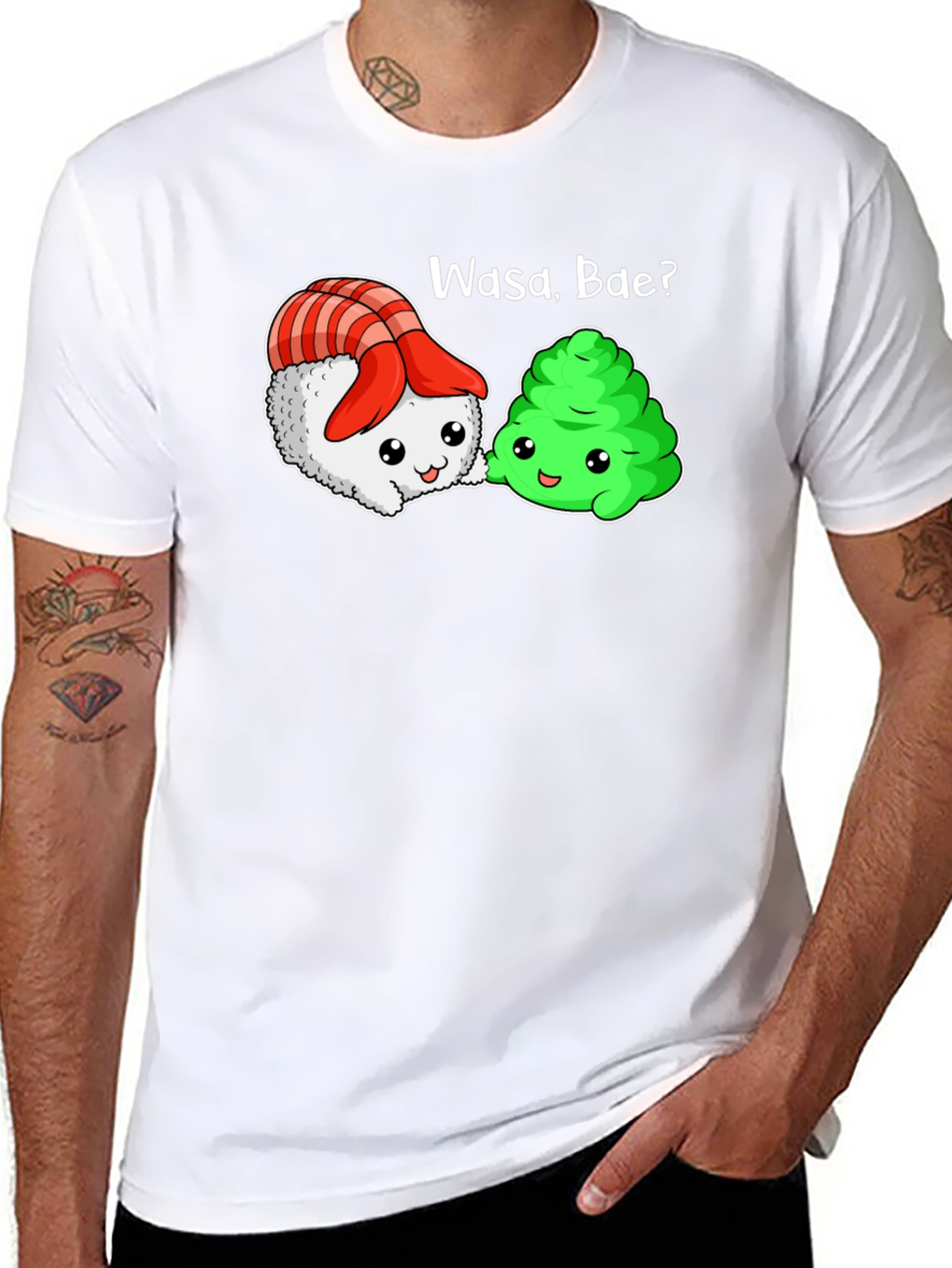 Wasa Bae Sushi Graphic T-Shirt