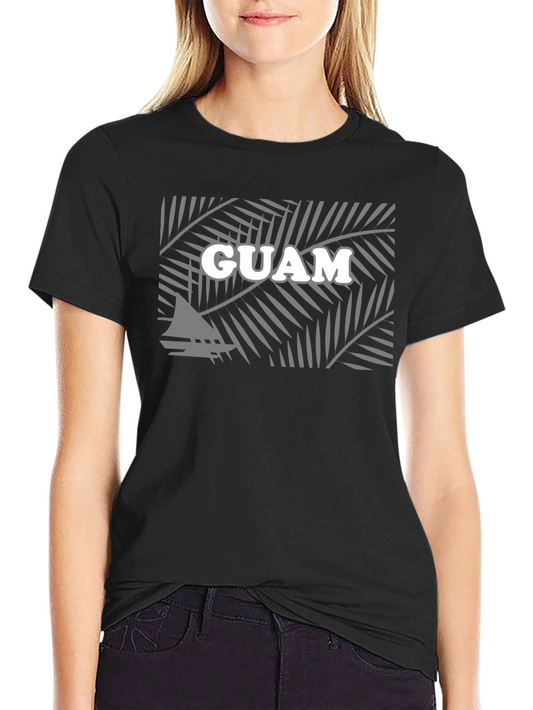 Guam Palm Tree Graphic T-Shirt - Island Vibes