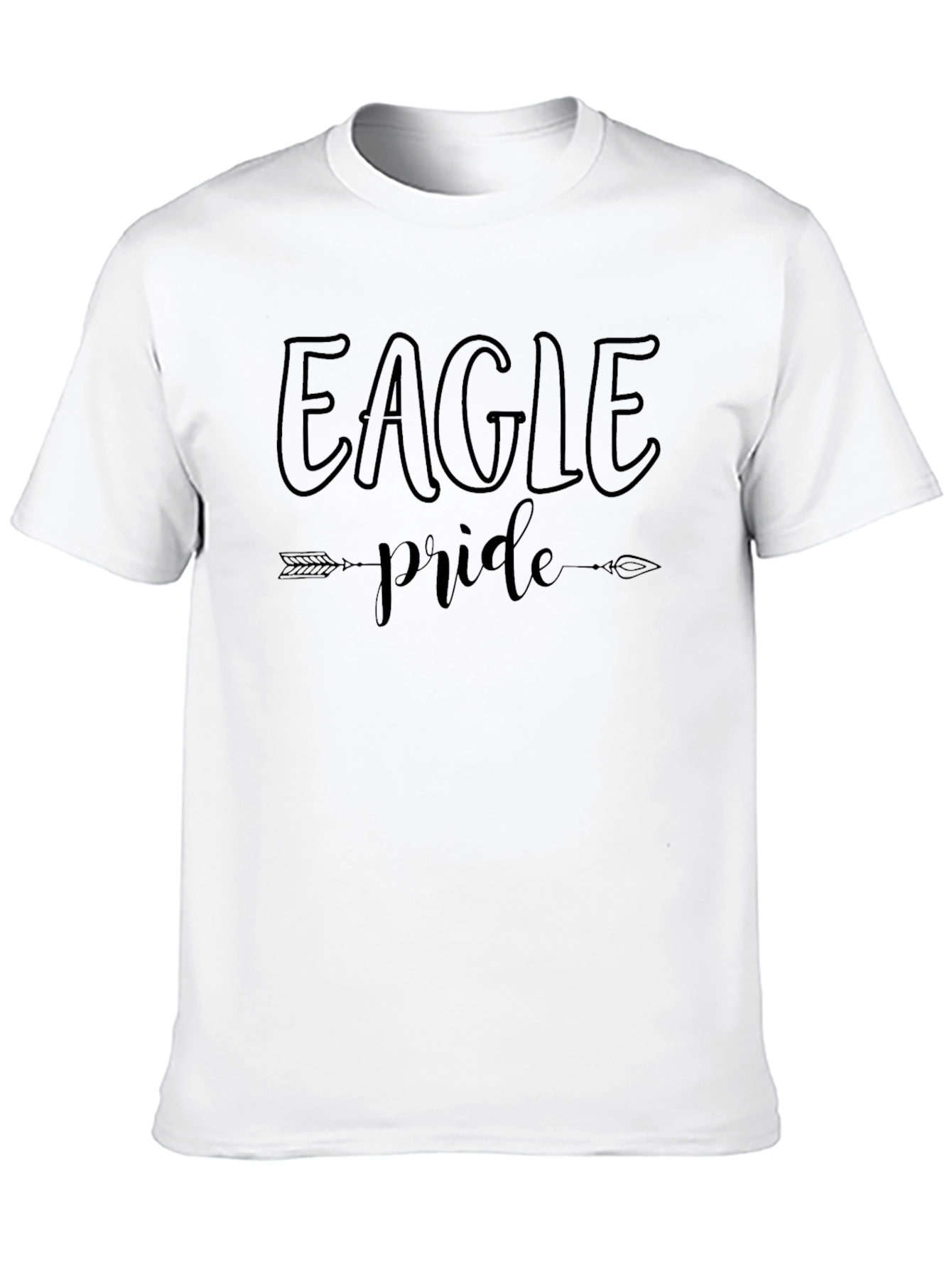 Eagle Pride Graphic Tee - Black Casual Shirt