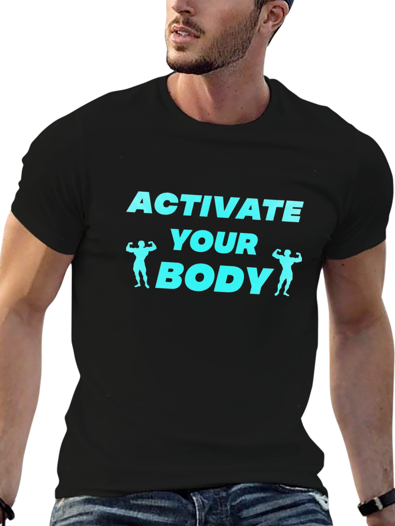 Activate Your Body Black T-Shirt