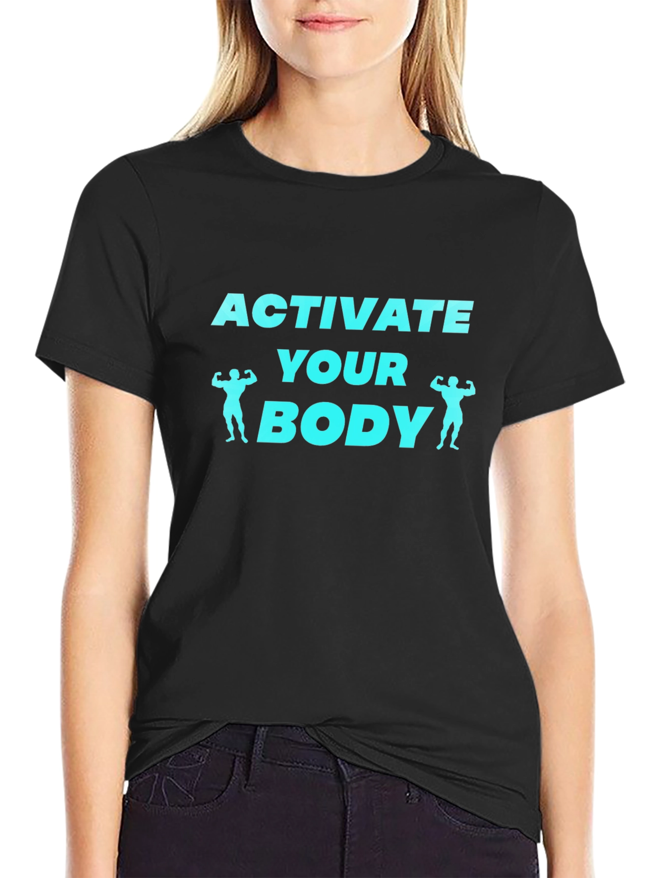 Activate Your Body Black T-Shirt