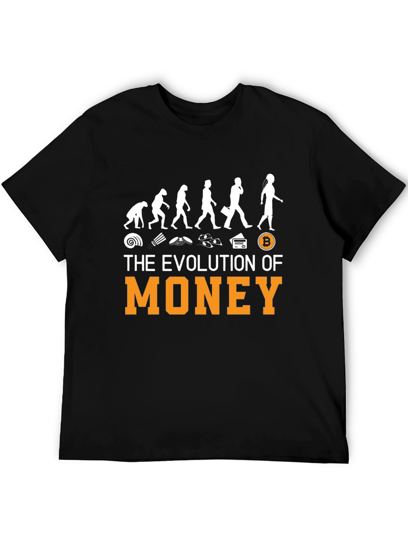 Evolution of Money Bitcoin T-Shirt