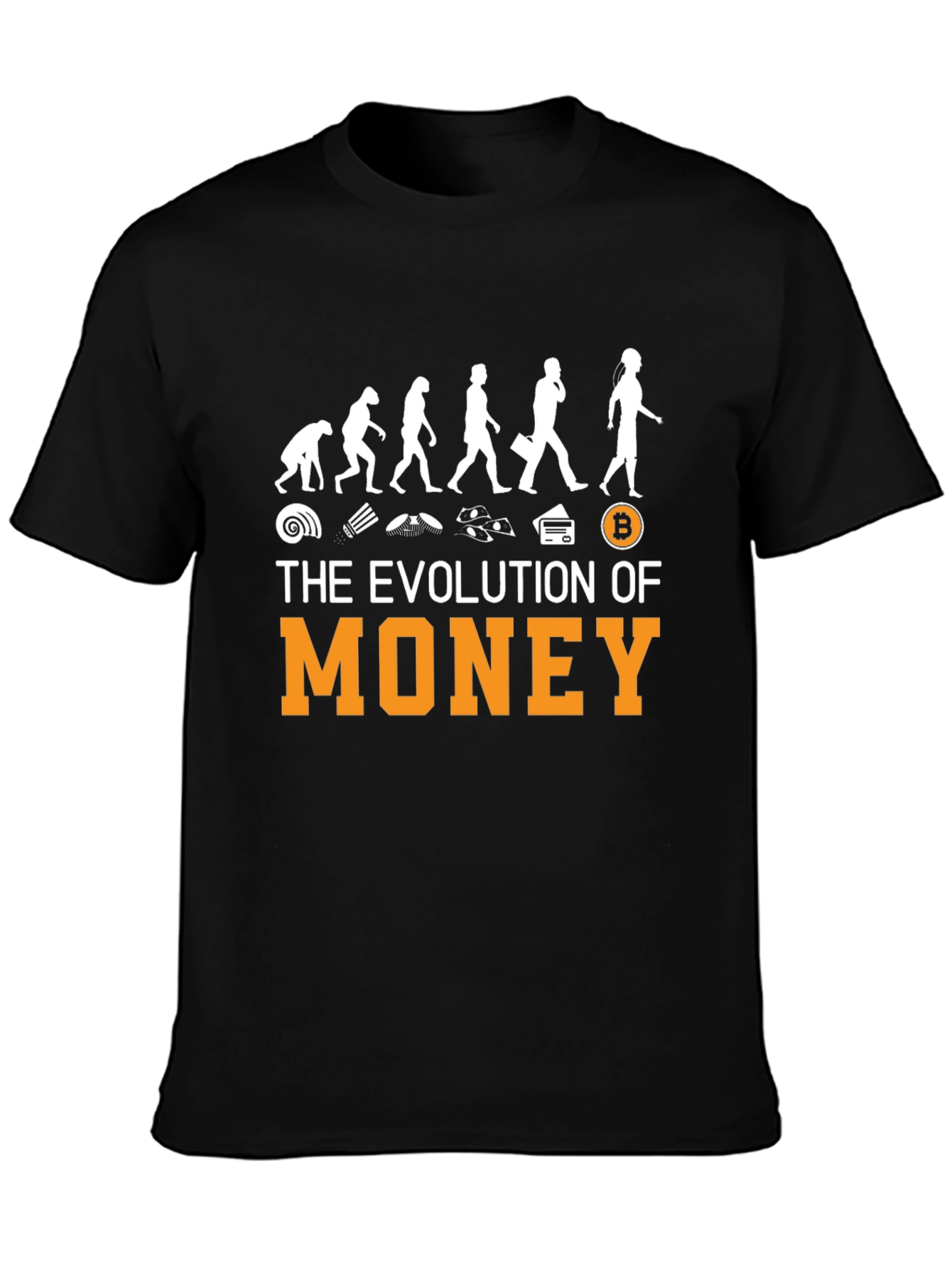 Evolution of Money Bitcoin T-Shirt