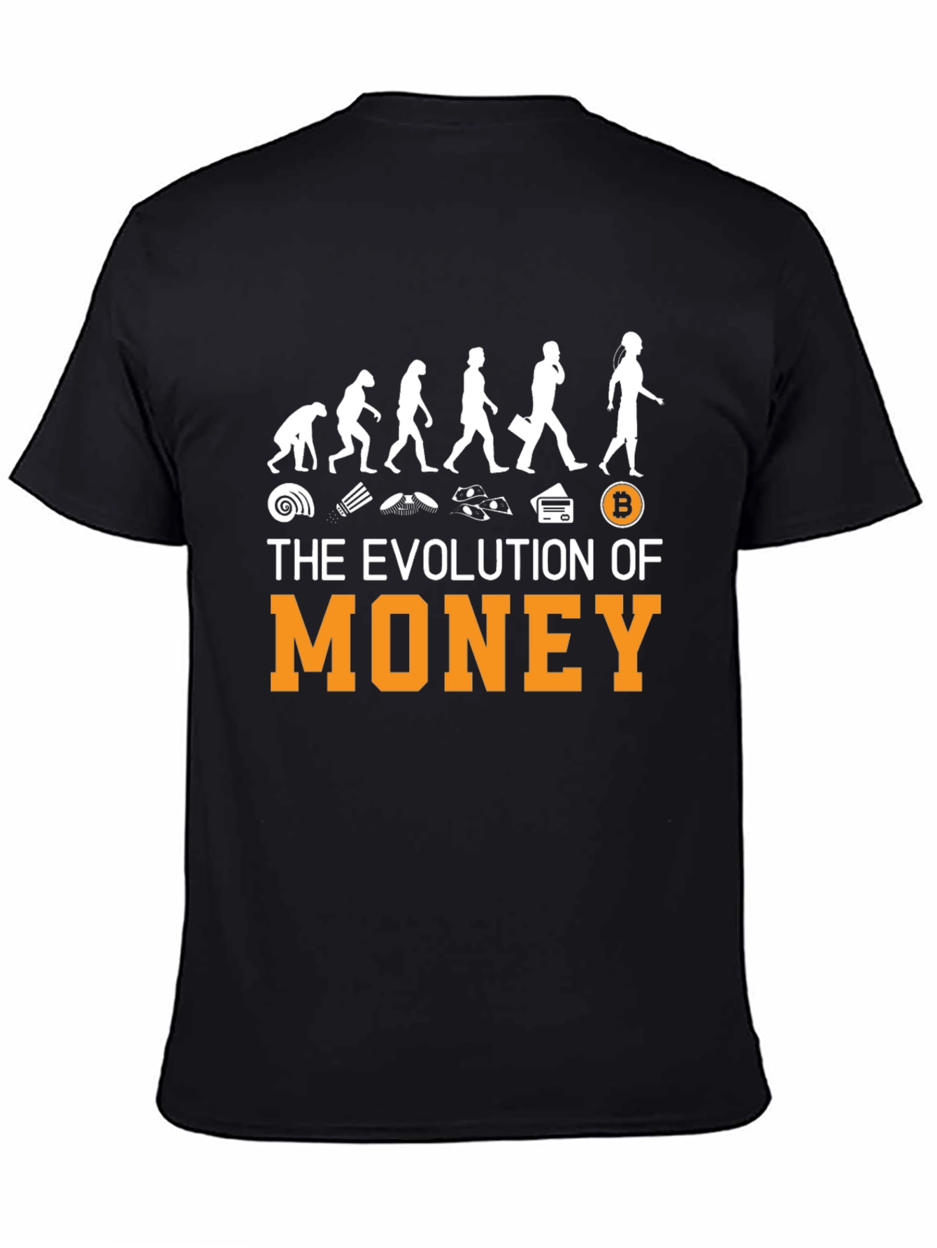 Evolution of Money Bitcoin T-Shirt