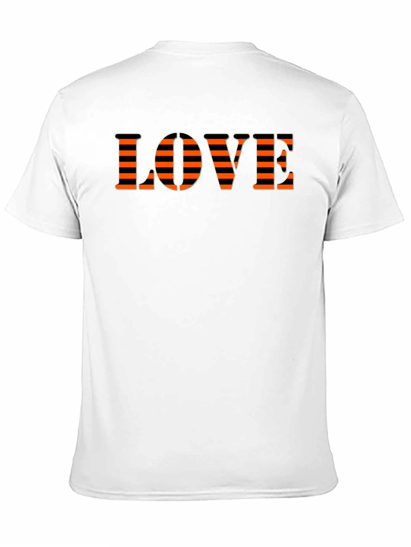 Love Striped Graphic T-Shirt