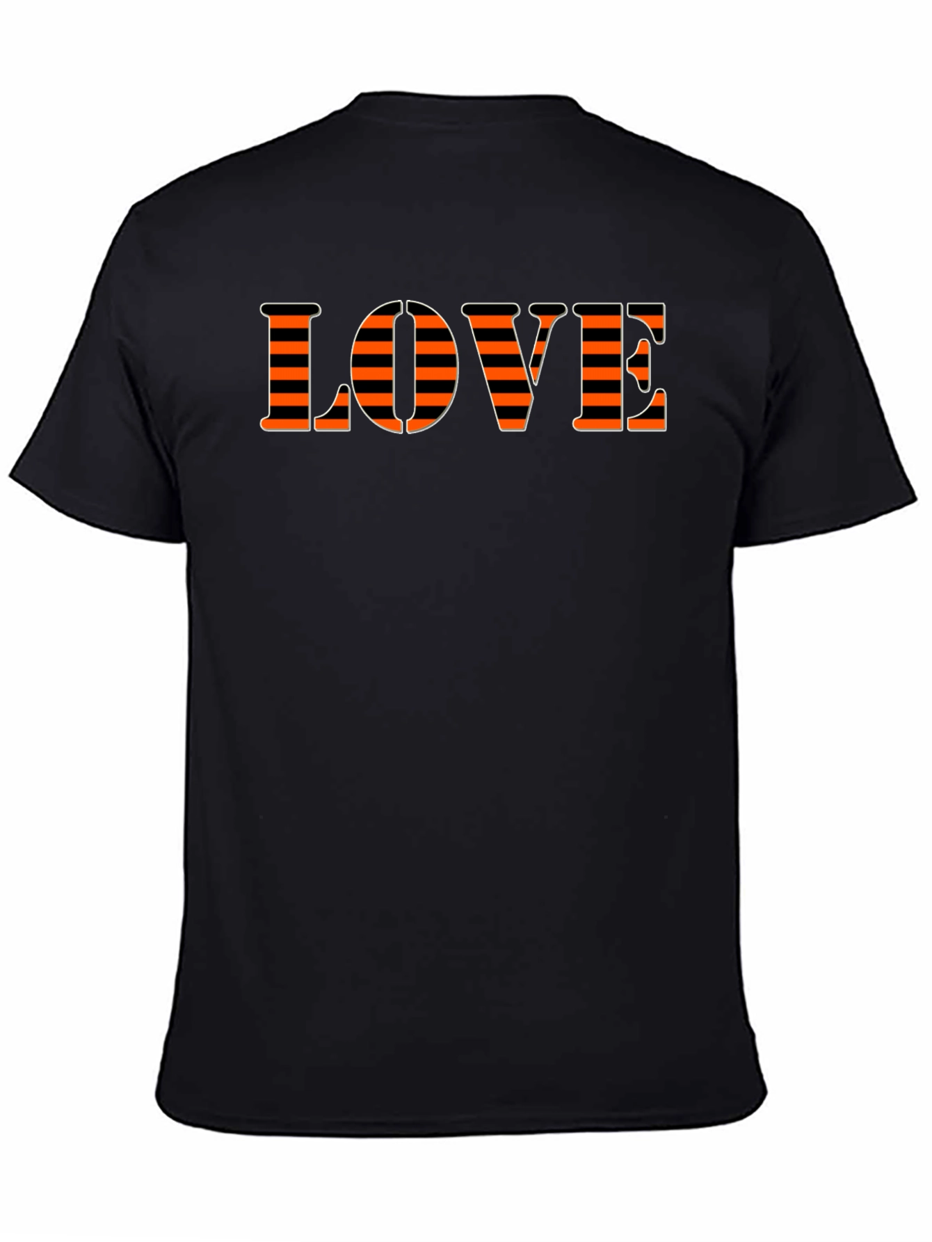 Love Striped Graphic T-Shirt