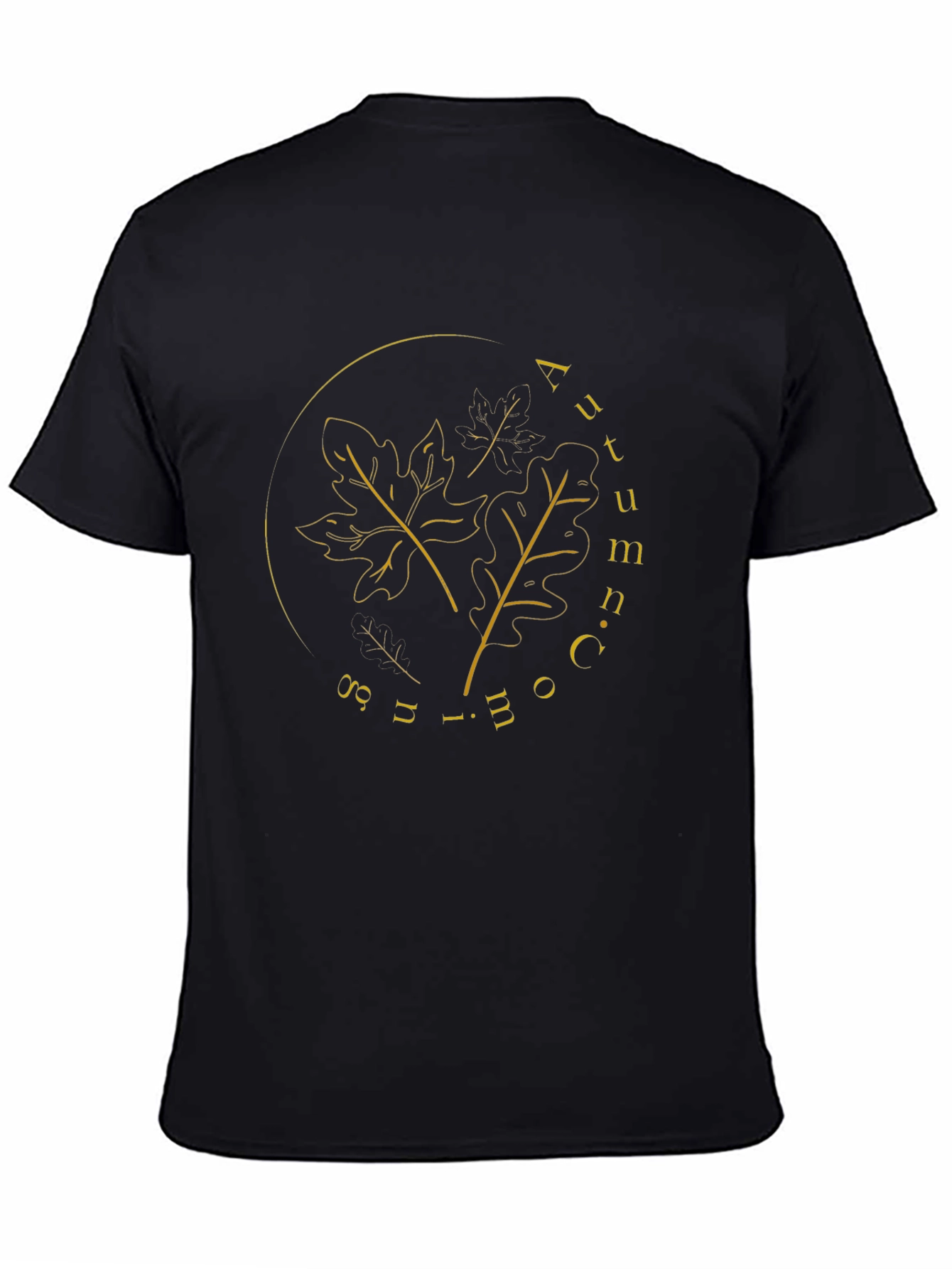 Autumn Moon Graphic Tee - Stylish Fall Design