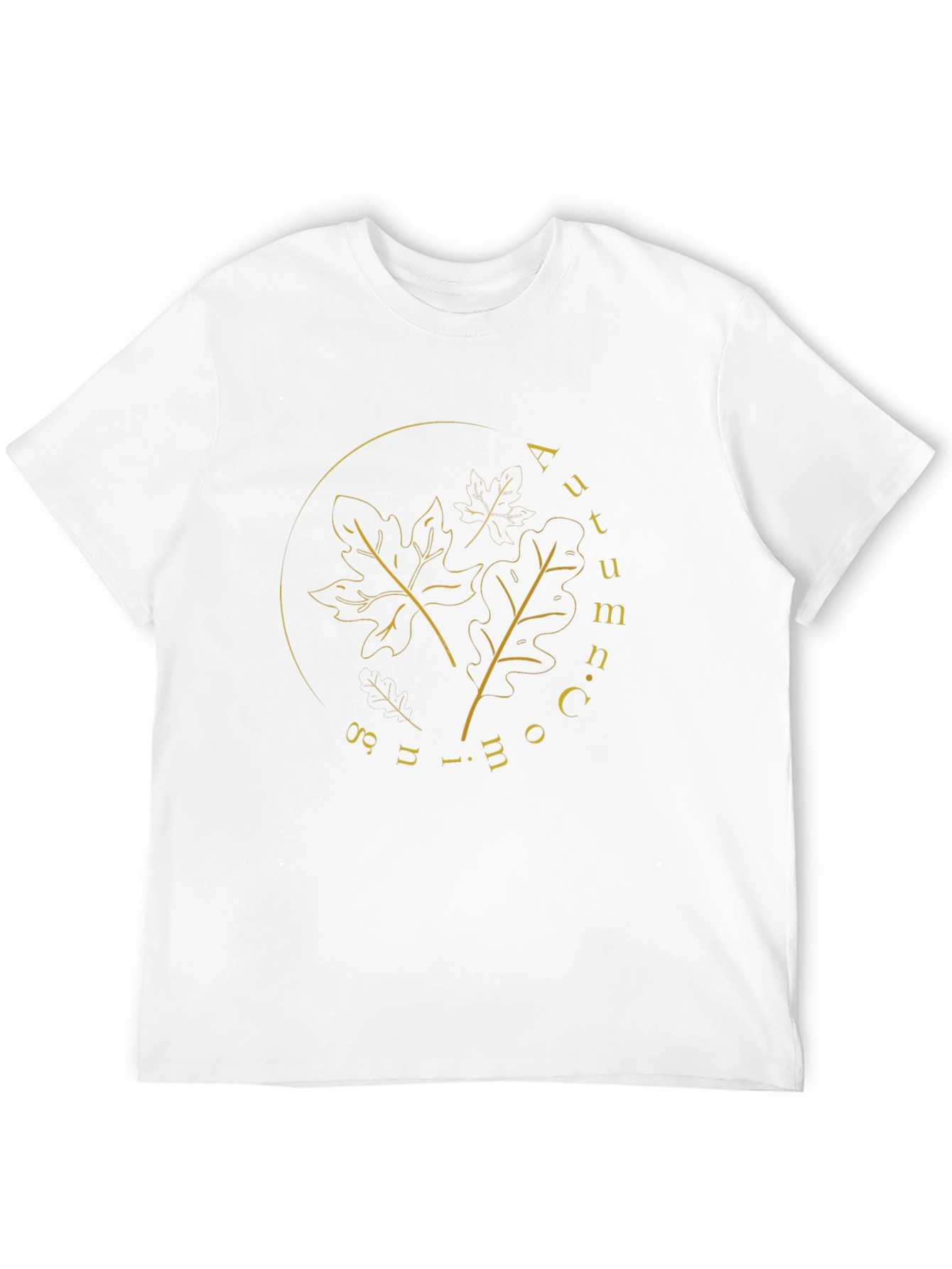 Autumn Moon Graphic Tee - Stylish Fall Design