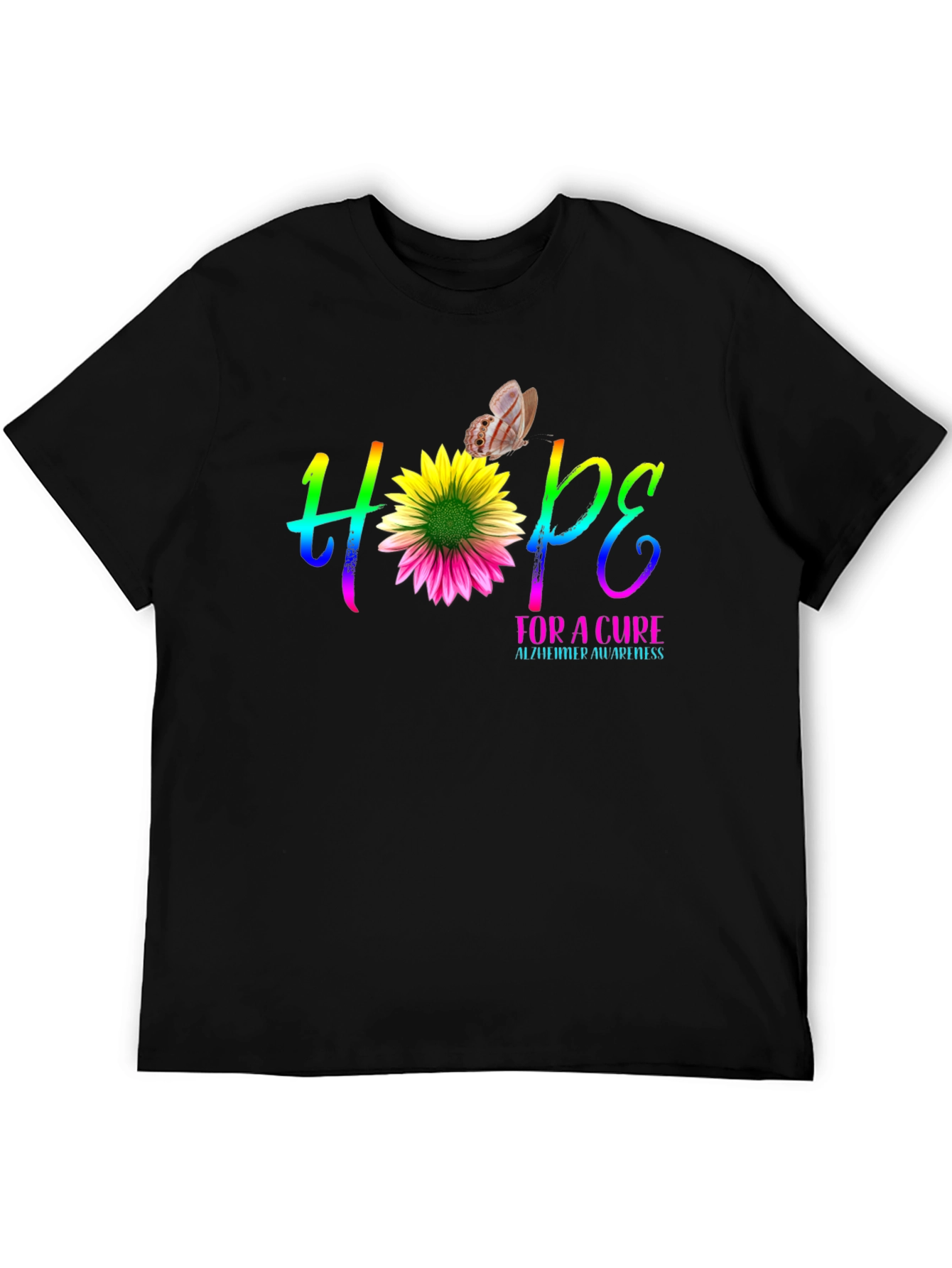 Hope for a Cure Alzheimers Awareness T-Shirt