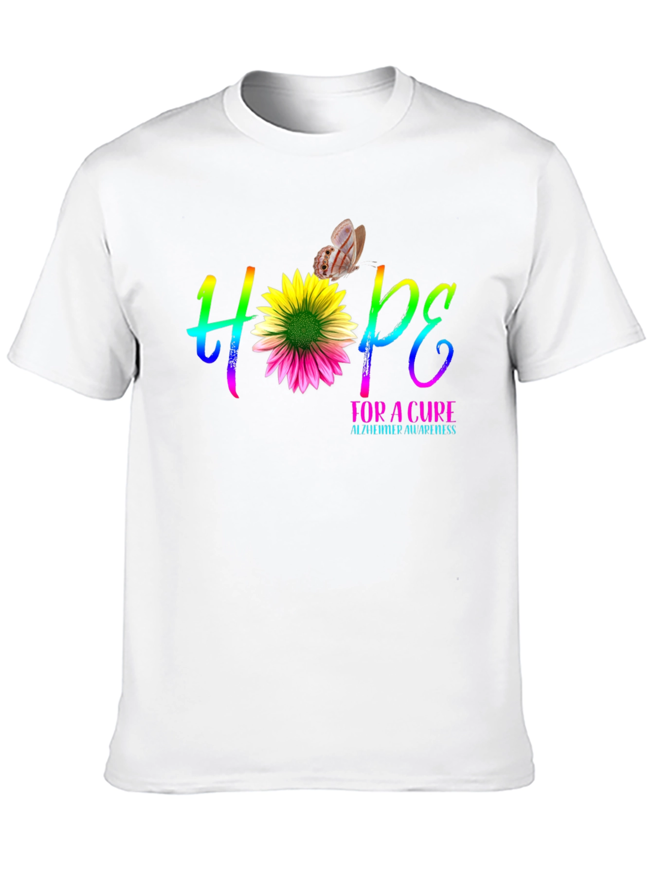 Hope for a Cure Alzheimers Awareness T-Shirt