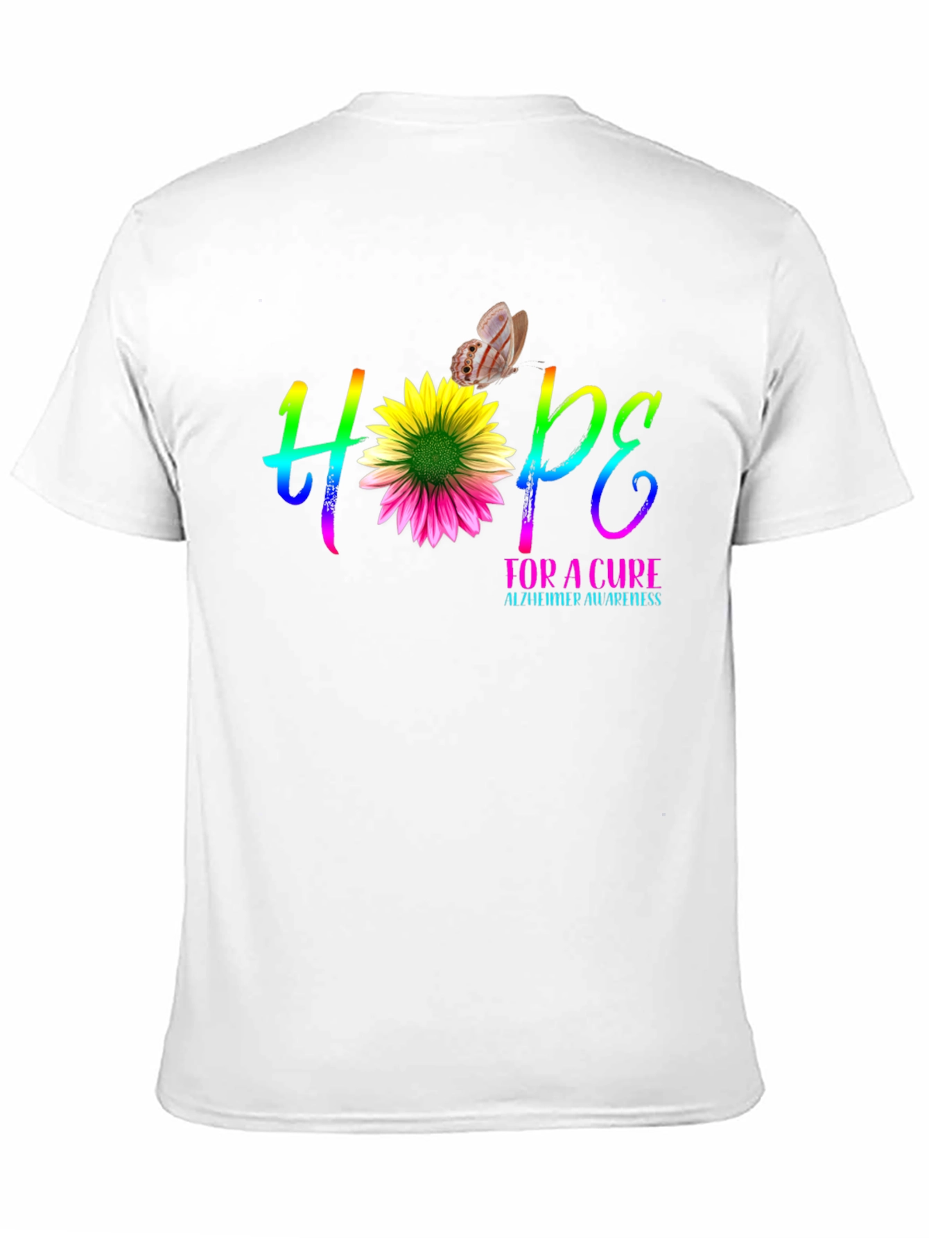 Hope for a Cure Alzheimers Awareness T-Shirt