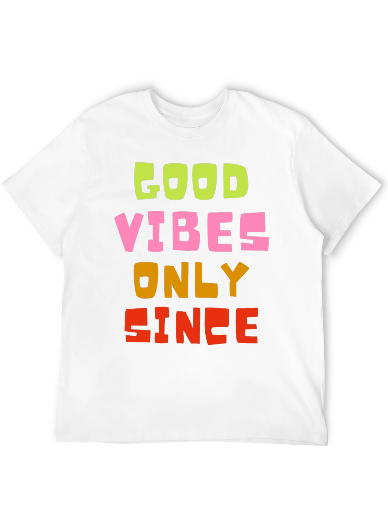 Good Vibes Only Graphic Tee - Black Cotton T-Shirt