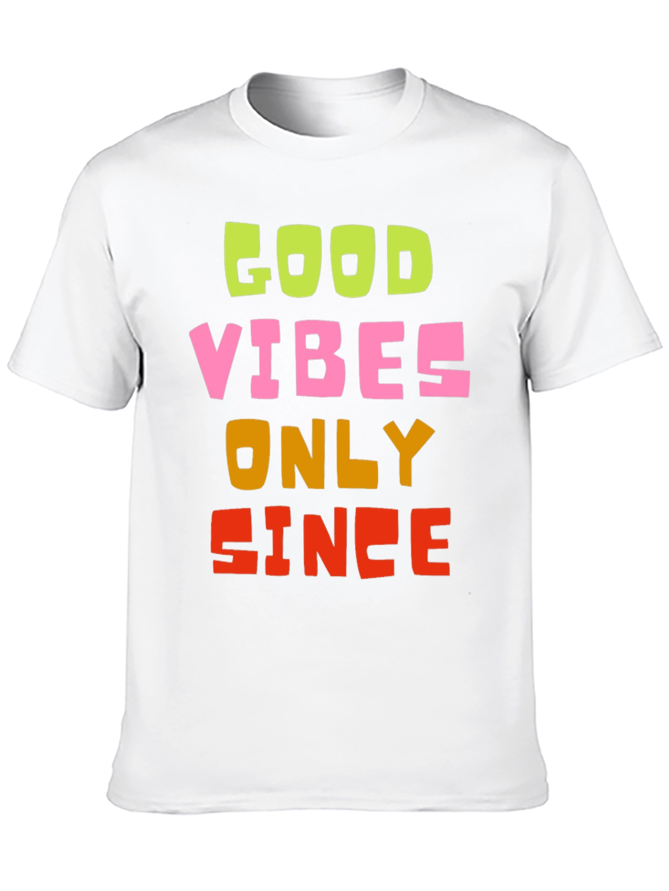 Good Vibes Only Graphic Tee - Black Cotton T-Shirt