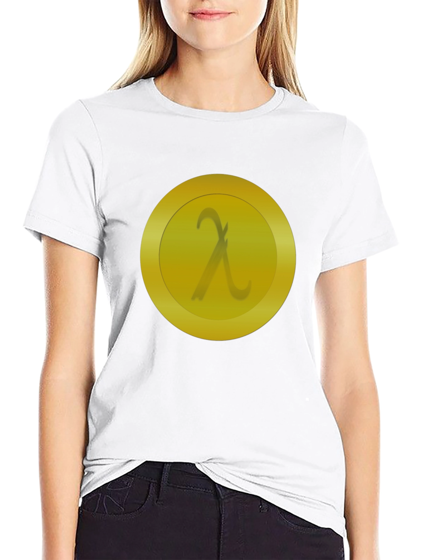 Lambda Coin Graphic Tee - Black
