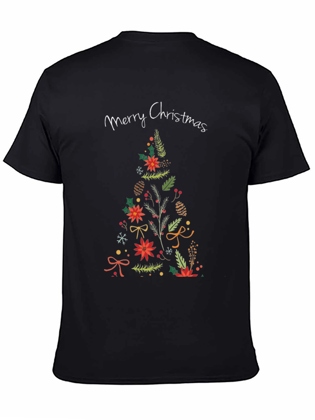 Festive Merry Christmas Tree T-Shirt