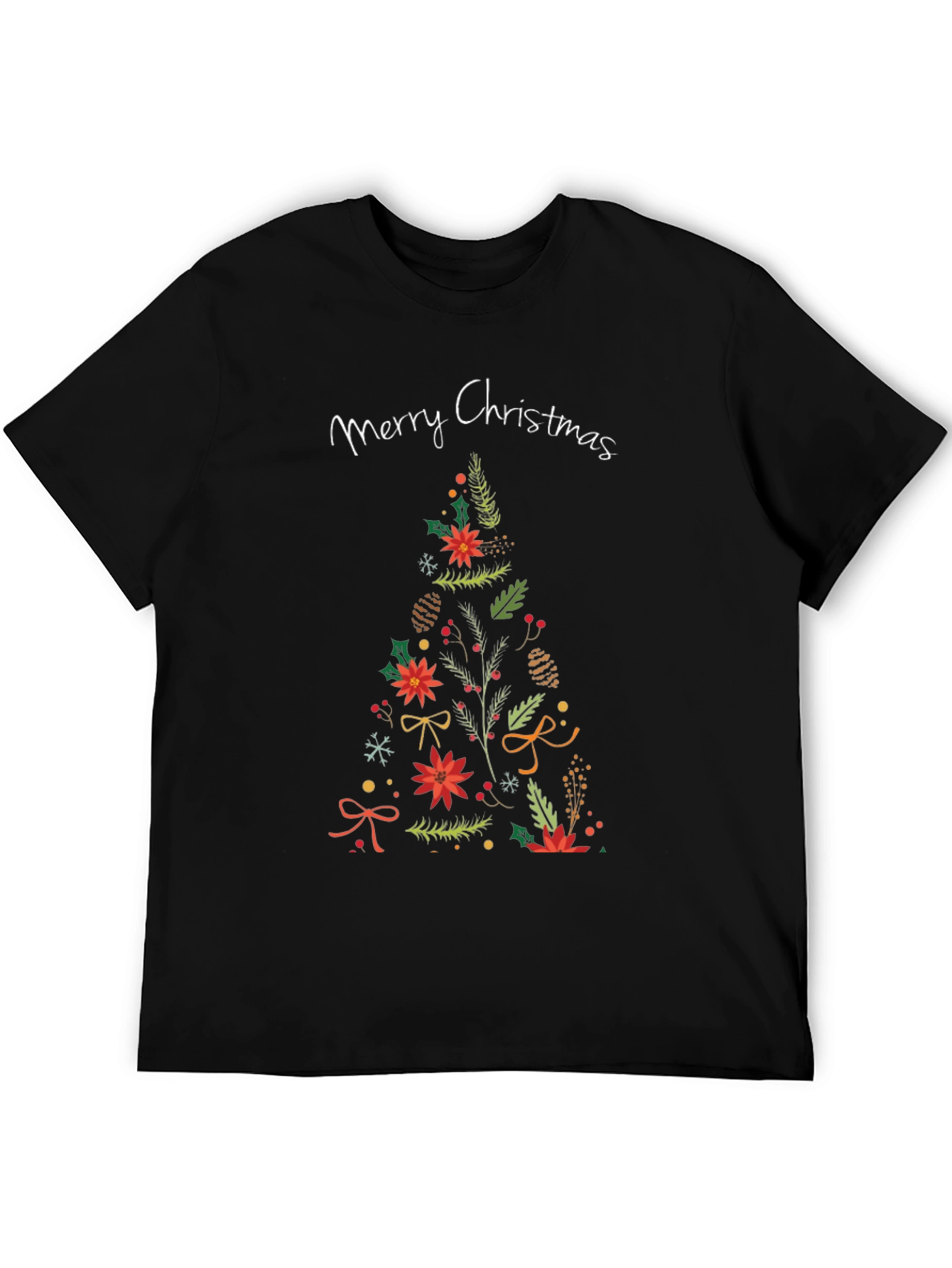 Festive Merry Christmas Tree T-Shirt