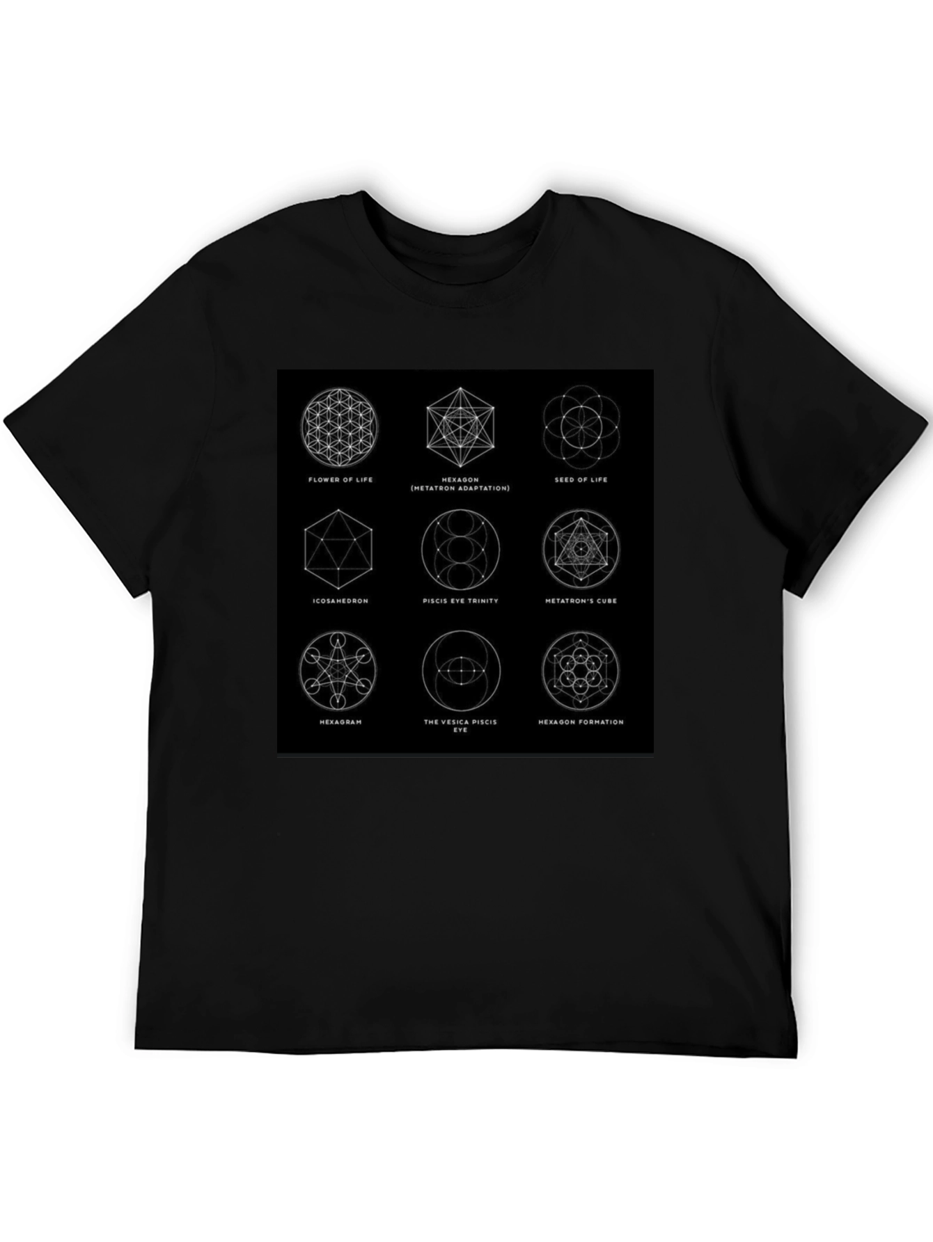 Sacred Geometry Black T-Shirt