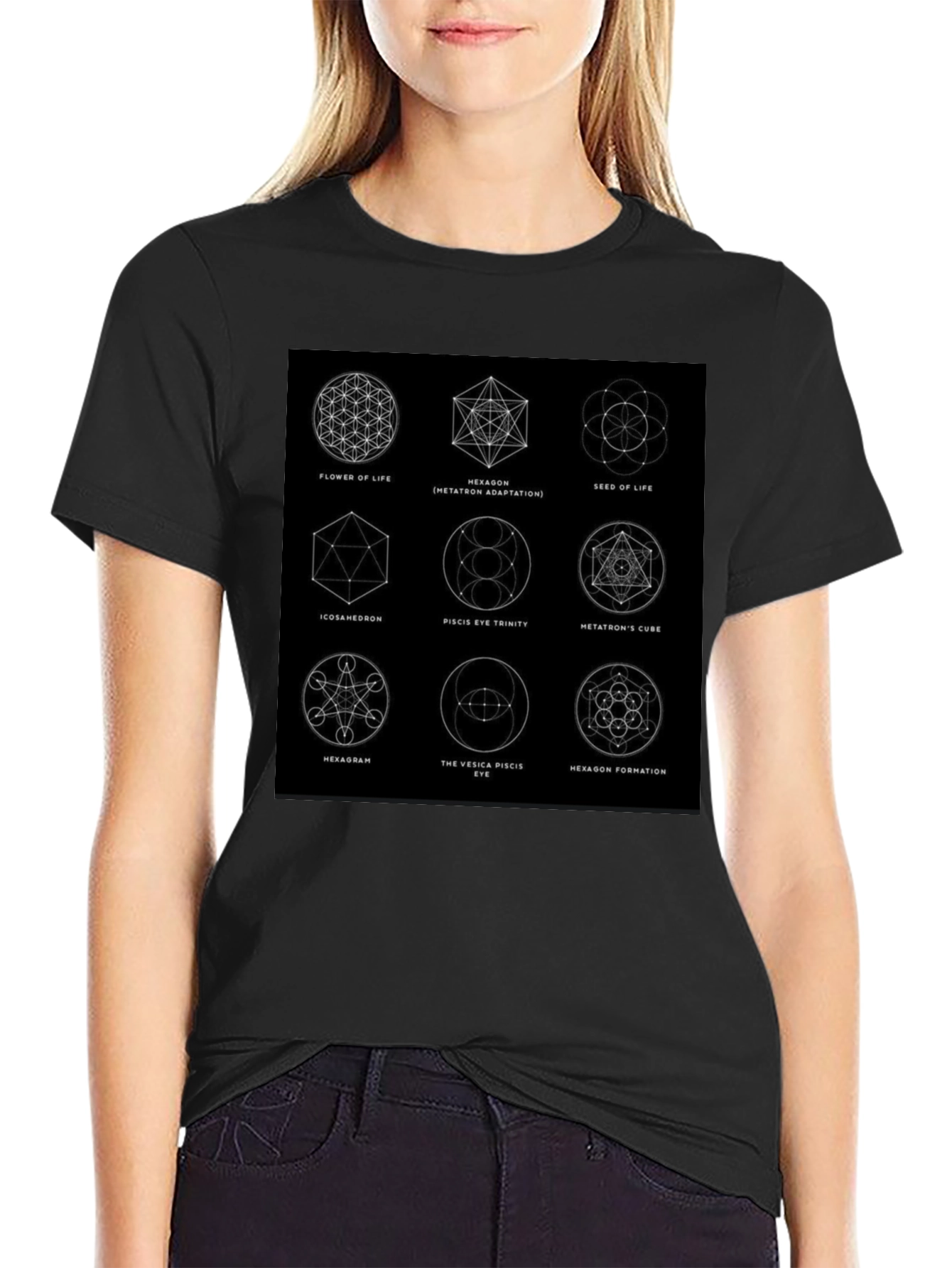 Sacred Geometry Black T-Shirt
