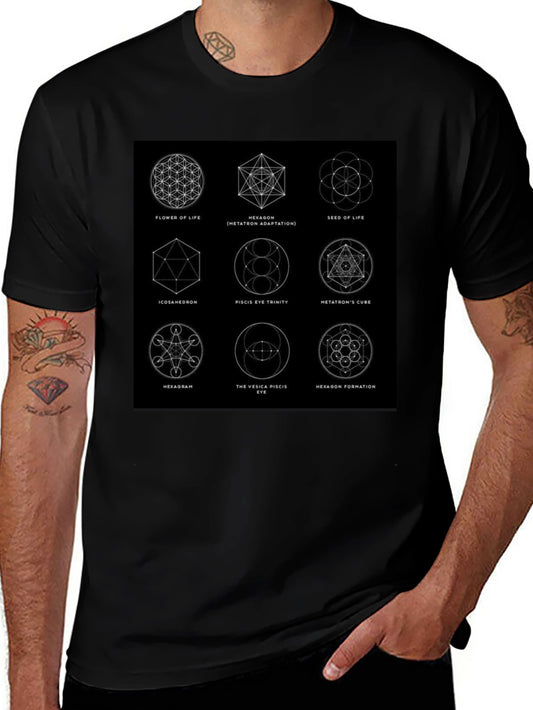 Sacred Geometry Black T-Shirt