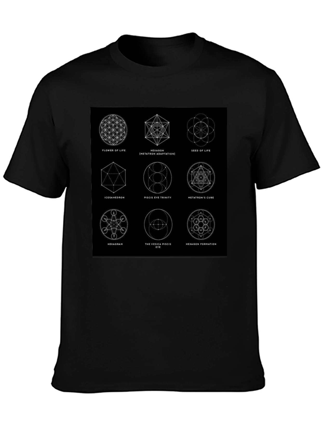 Sacred Geometry Black T-Shirt