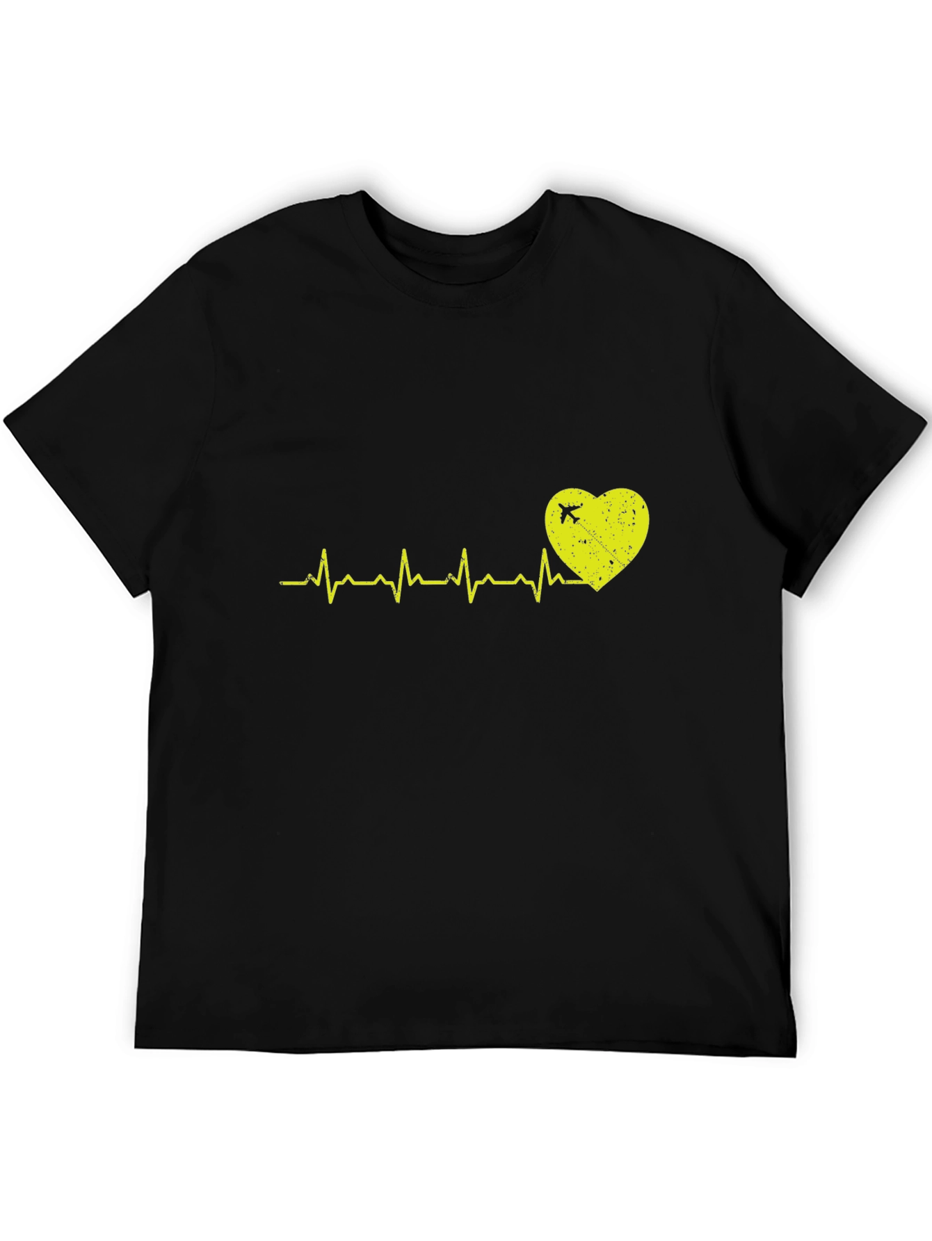 Pilot Heartbeat T-Shirt - Aviation Lover Gift