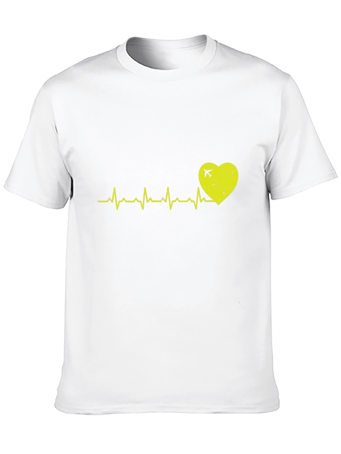 Pilot Heartbeat T-Shirt - Aviation Lover Gift