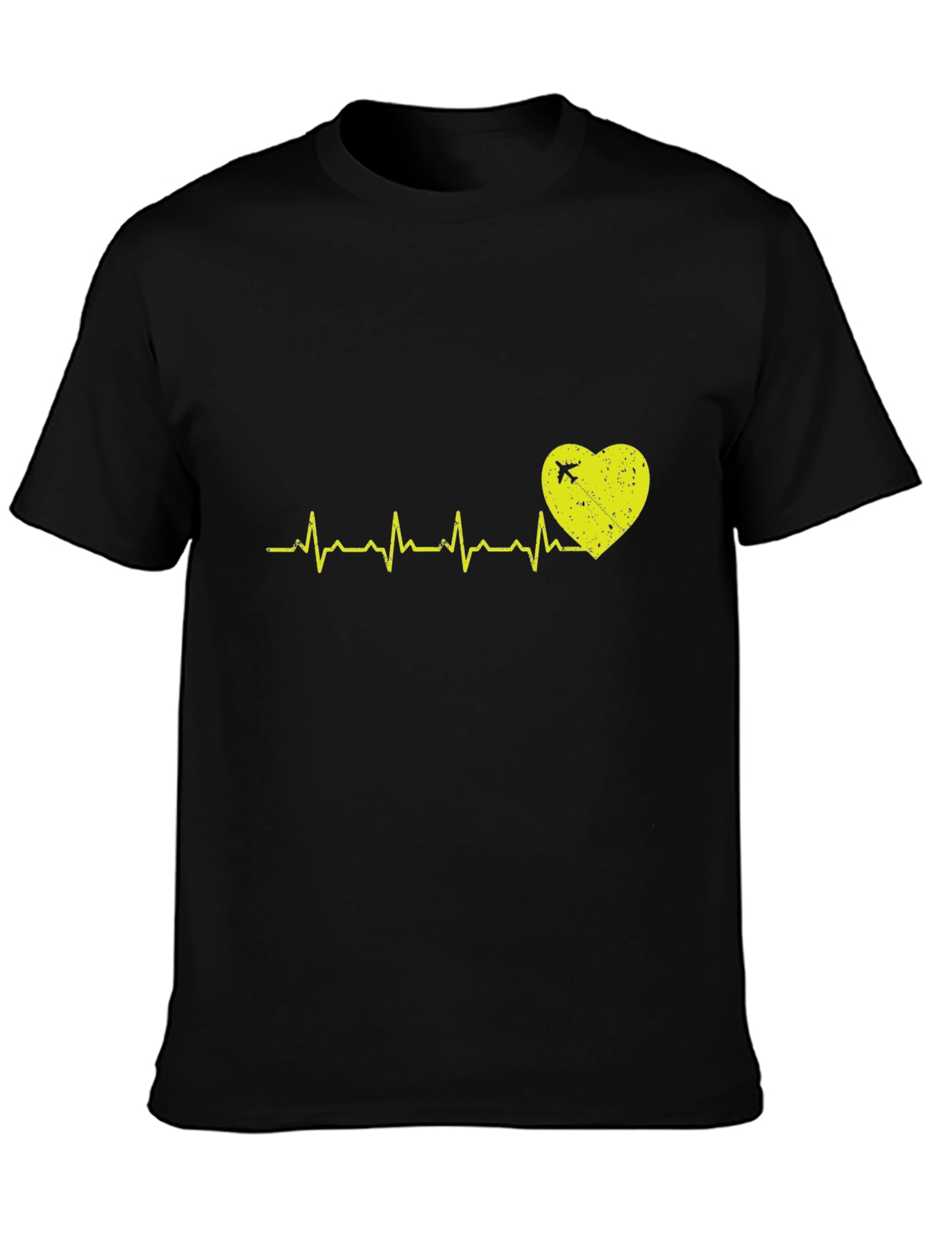 Pilot Heartbeat T-Shirt - Aviation Lover Gift