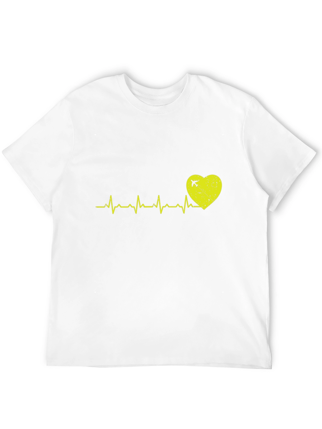 Pilot Heartbeat T-Shirt - Aviation Lover Gift