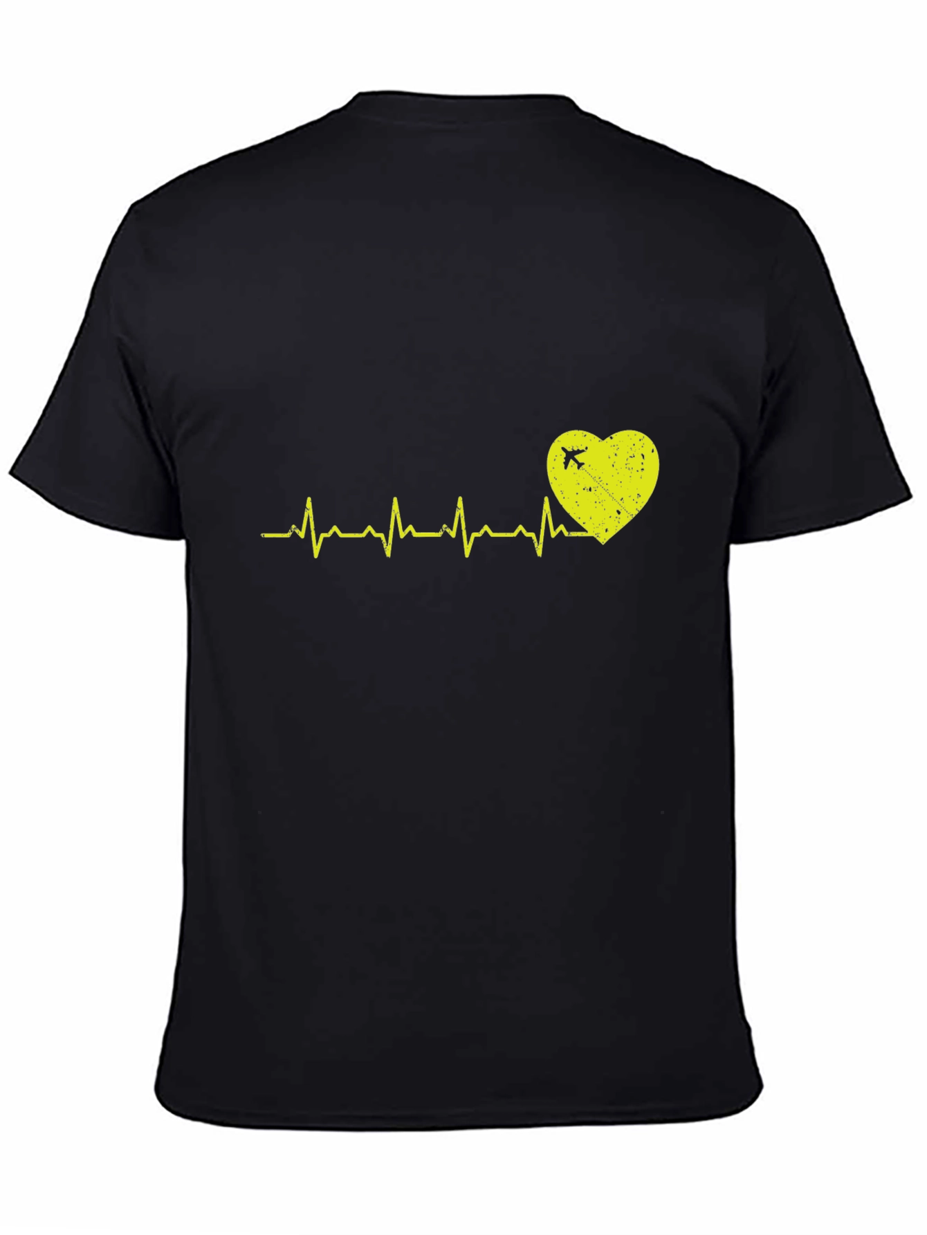Pilot Heartbeat T-Shirt - Aviation Lover Gift