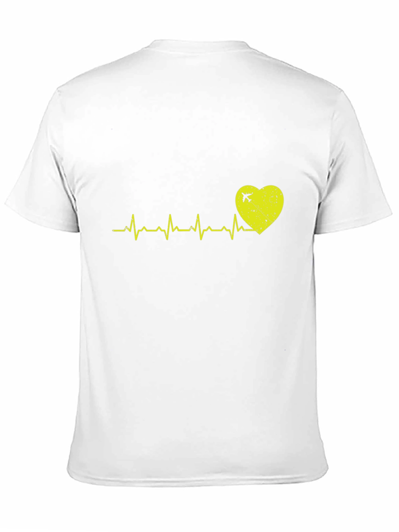Pilot Heartbeat T-Shirt - Aviation Lover Gift