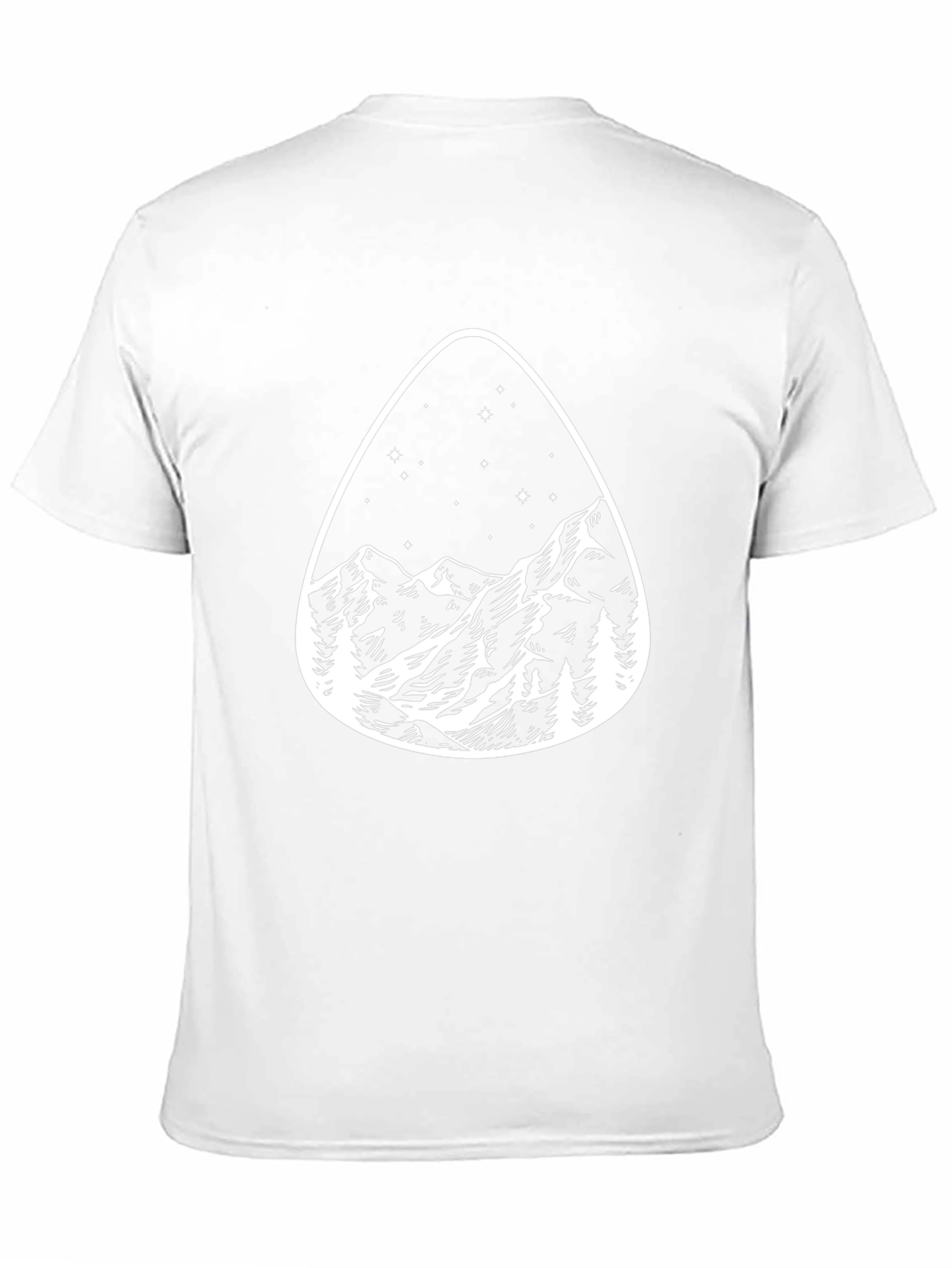 Mountainscape Graphic Tee - Black