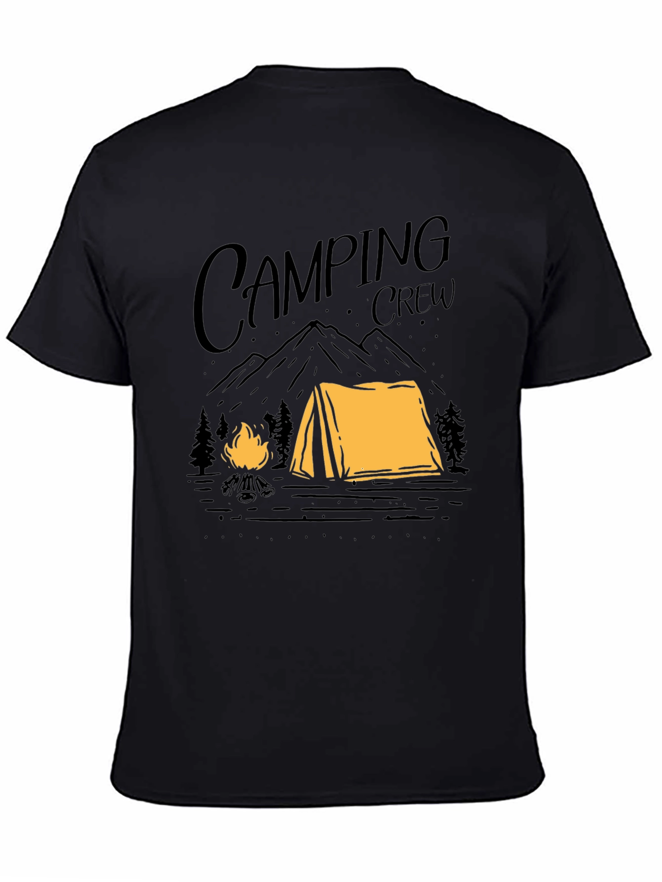 Camping Crew Graphic Tee - Outdoor Adventure Shirt