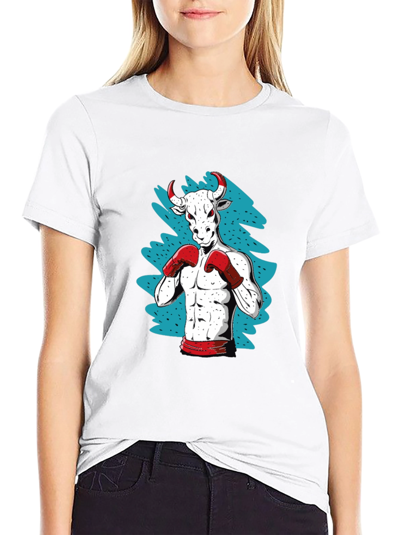 Bull Boxer Graphic Tee - Black