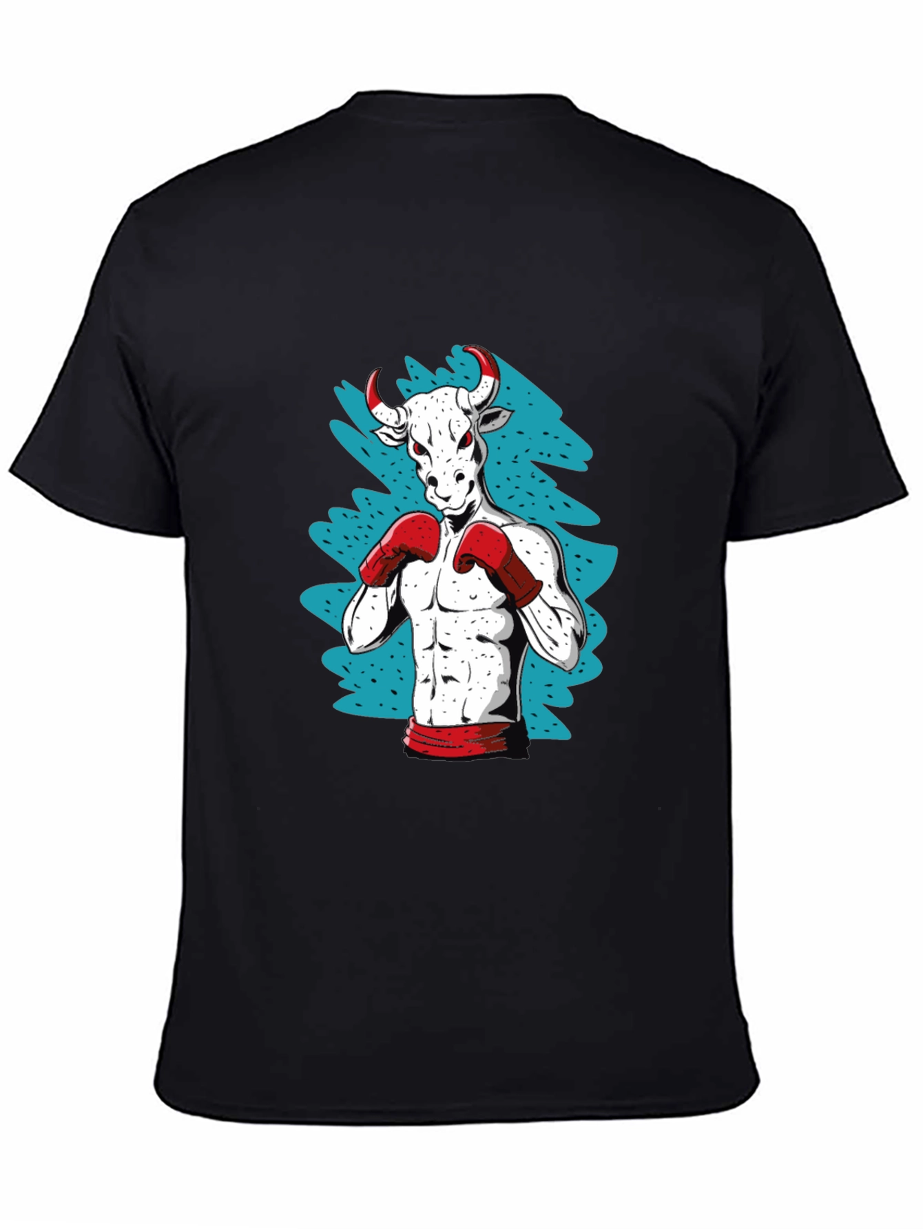 Bull Boxer Graphic Tee - Black