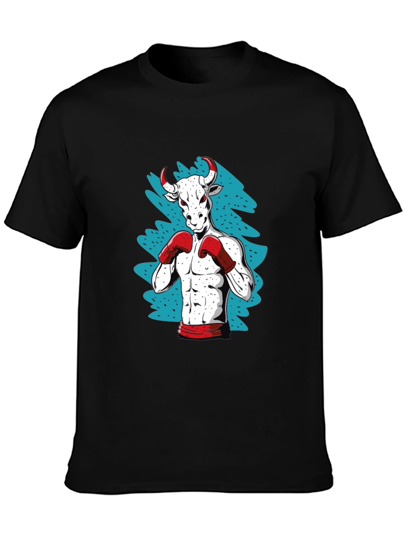 Bull Boxer Graphic Tee - Black