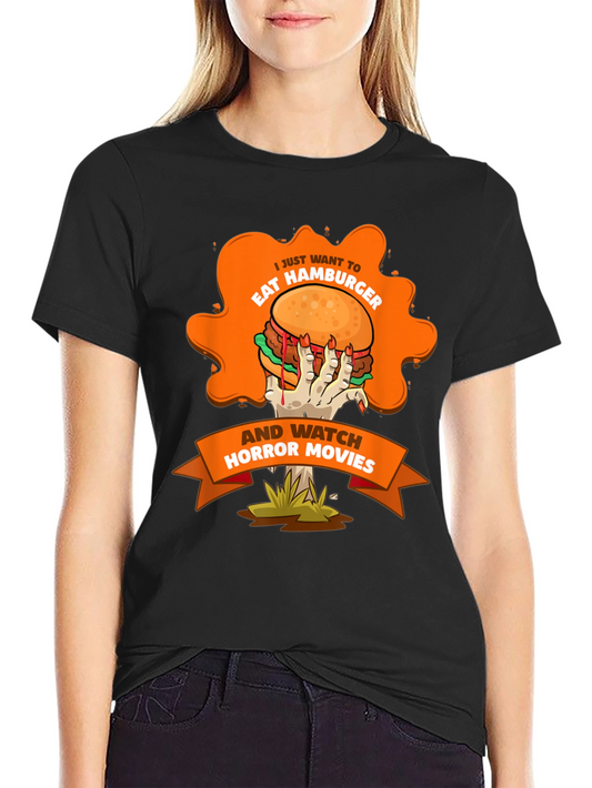 Hamburger Horror Movie T-Shirt