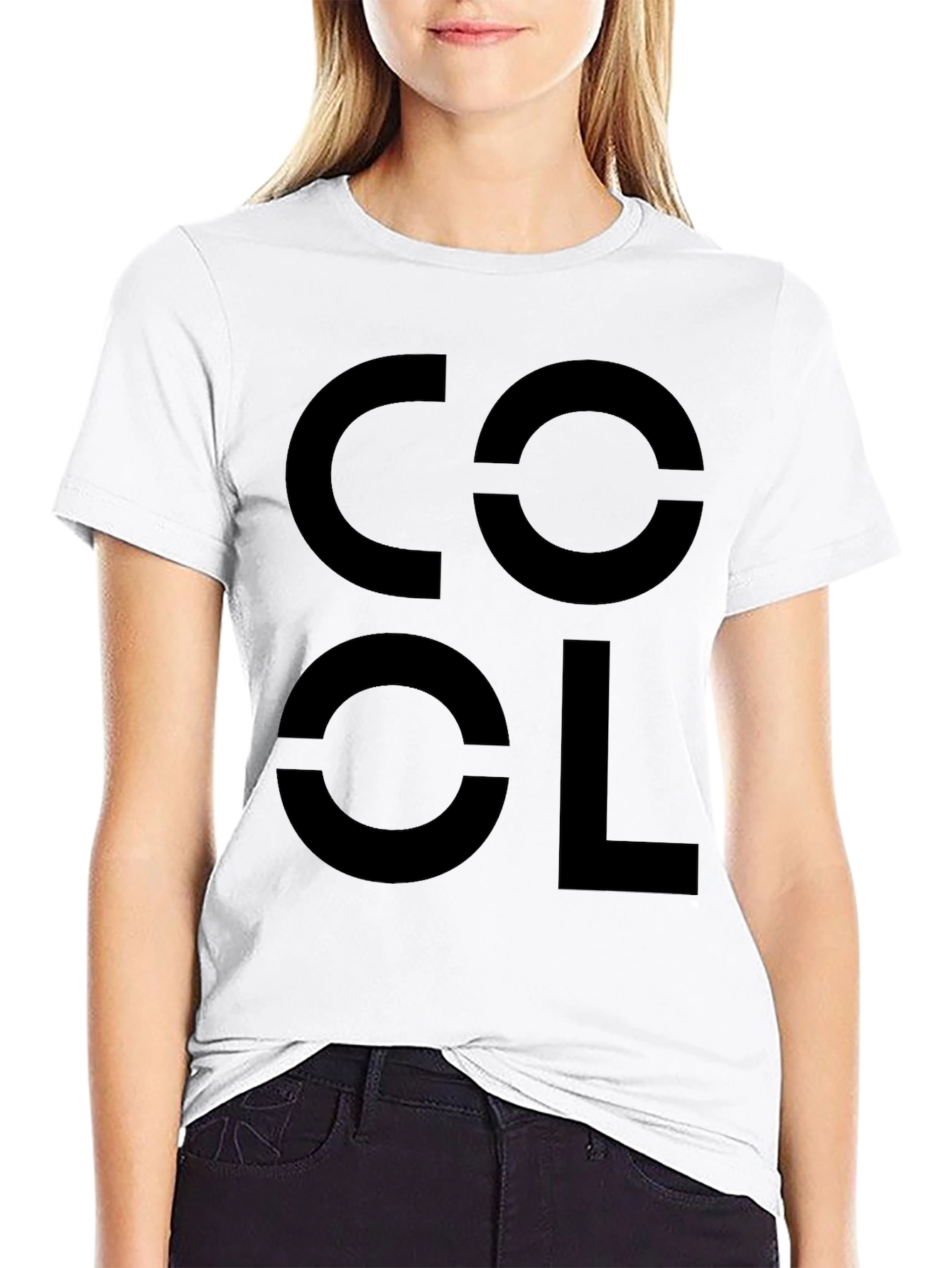 Cool Graphic Print Black T-Shirt