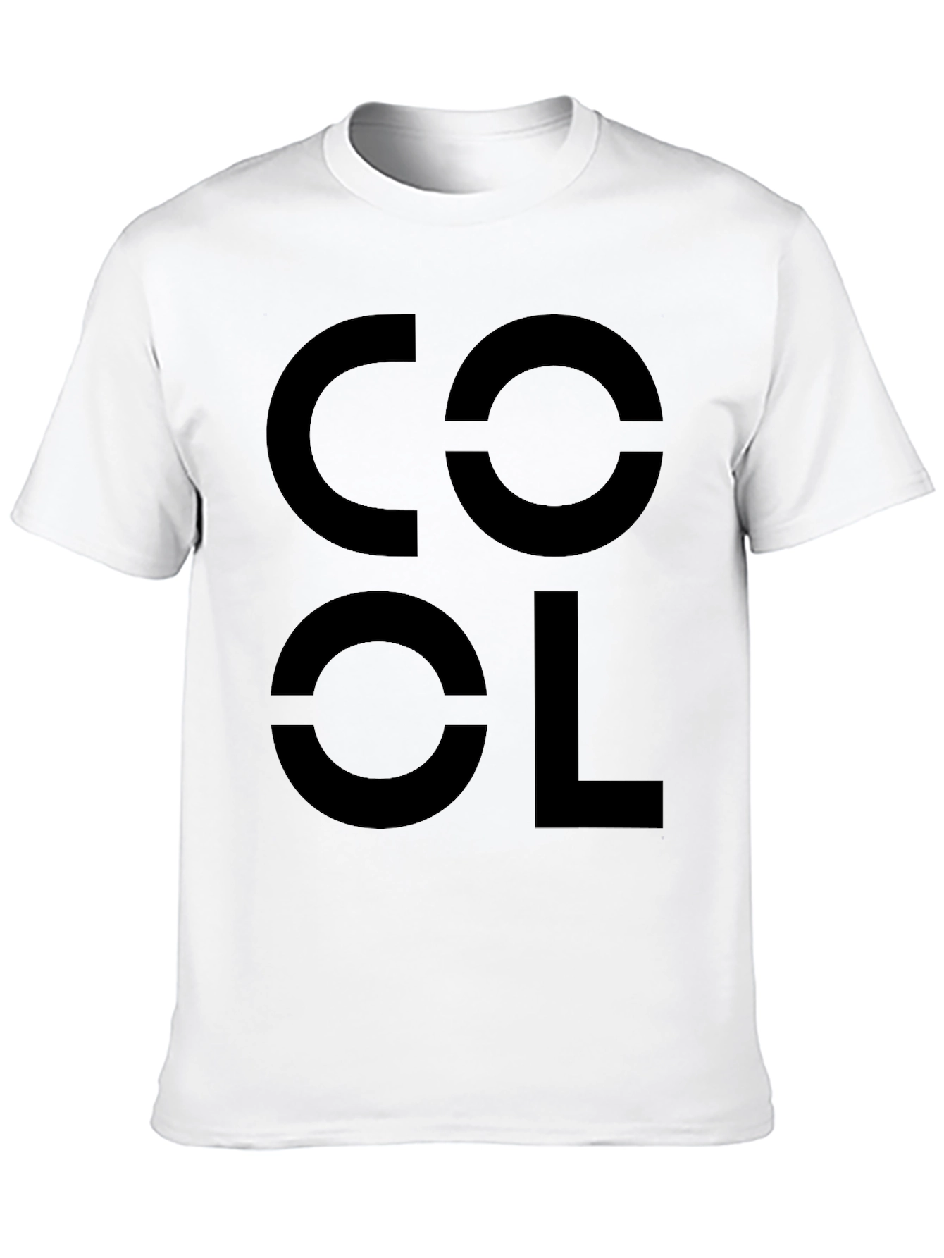 Cool Graphic Print Black T-Shirt