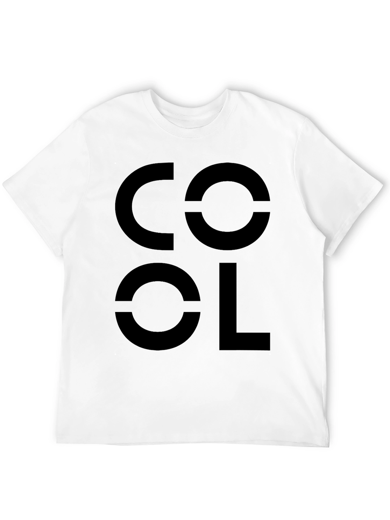 Cool Graphic Print Black T-Shirt