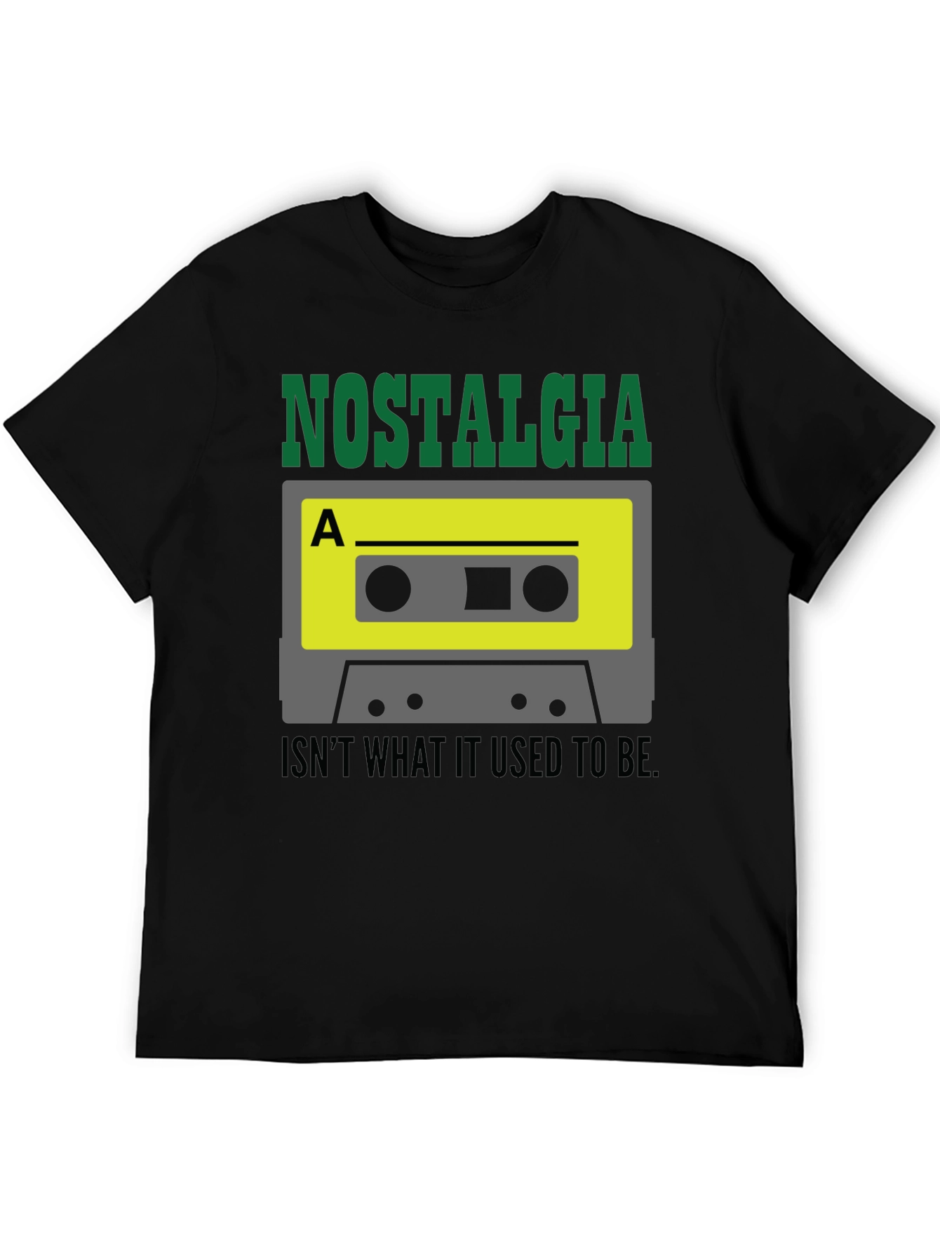 Nostalgia Funny Cassette Tape Graphic T-Shirt