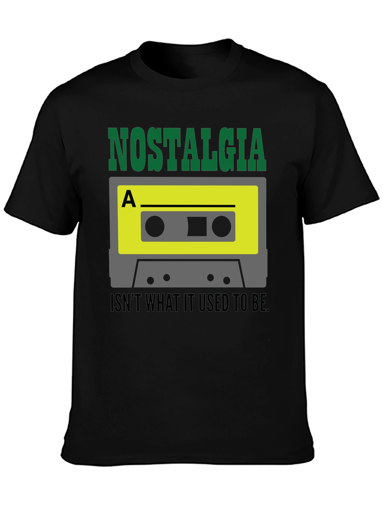 Nostalgia Funny Cassette Tape Graphic T-Shirt