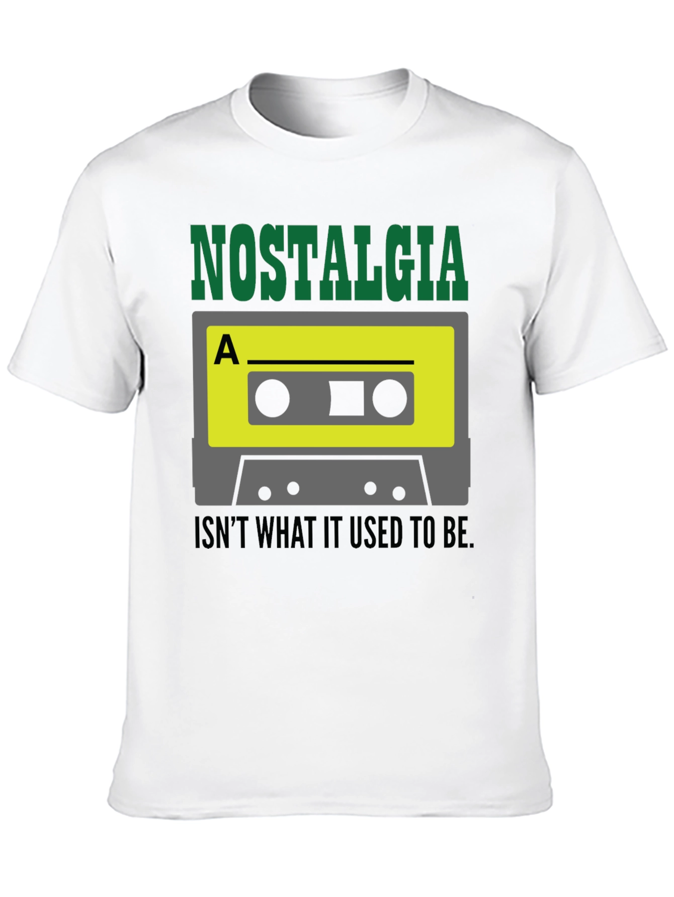 Nostalgia Funny Cassette Tape Graphic T-Shirt