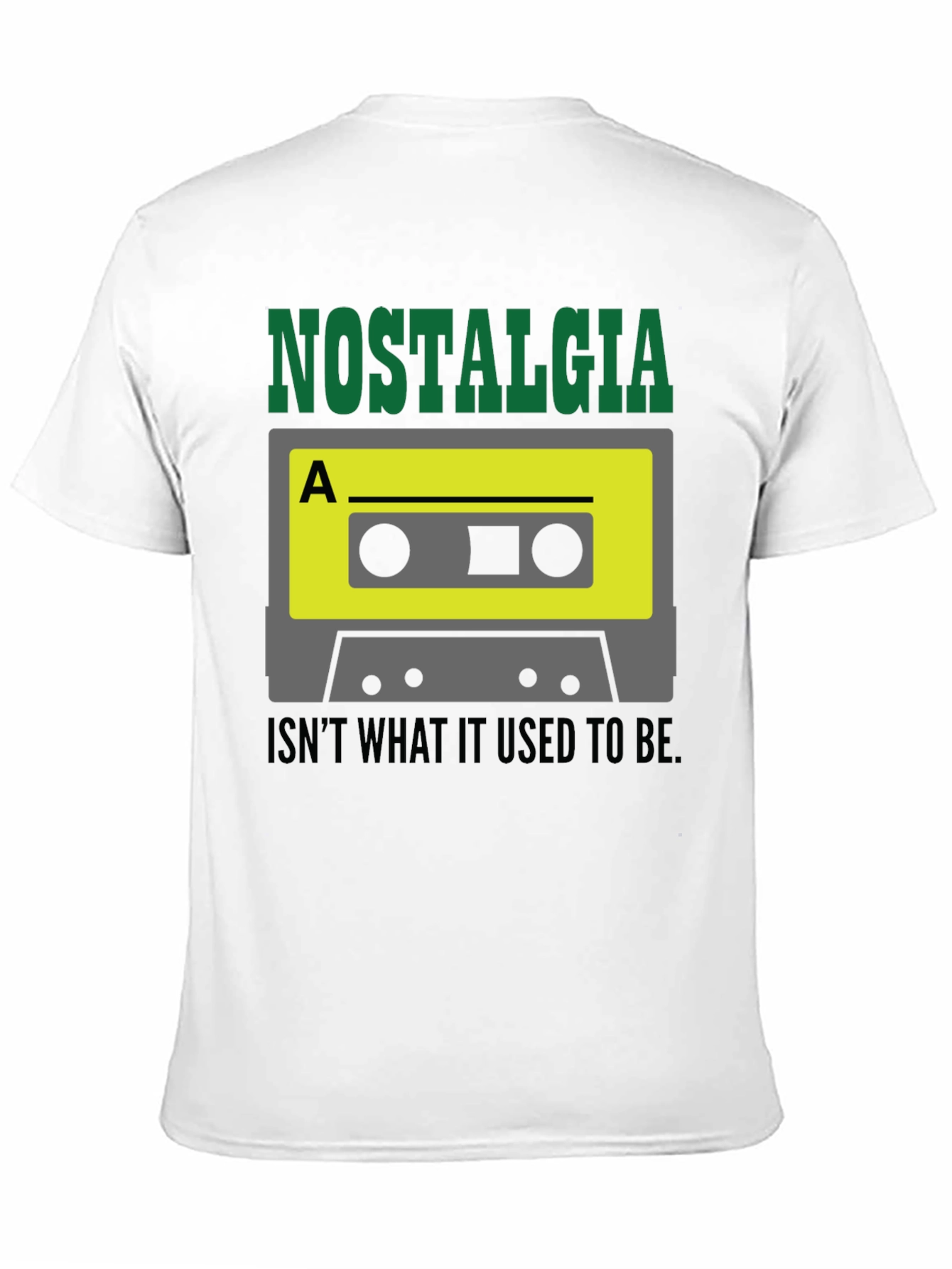 Nostalgia Funny Cassette Tape Graphic T-Shirt