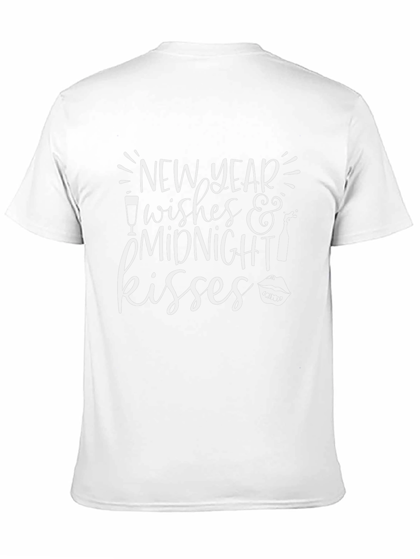 New Year Midnight Kisses Graphic T-Shirt
