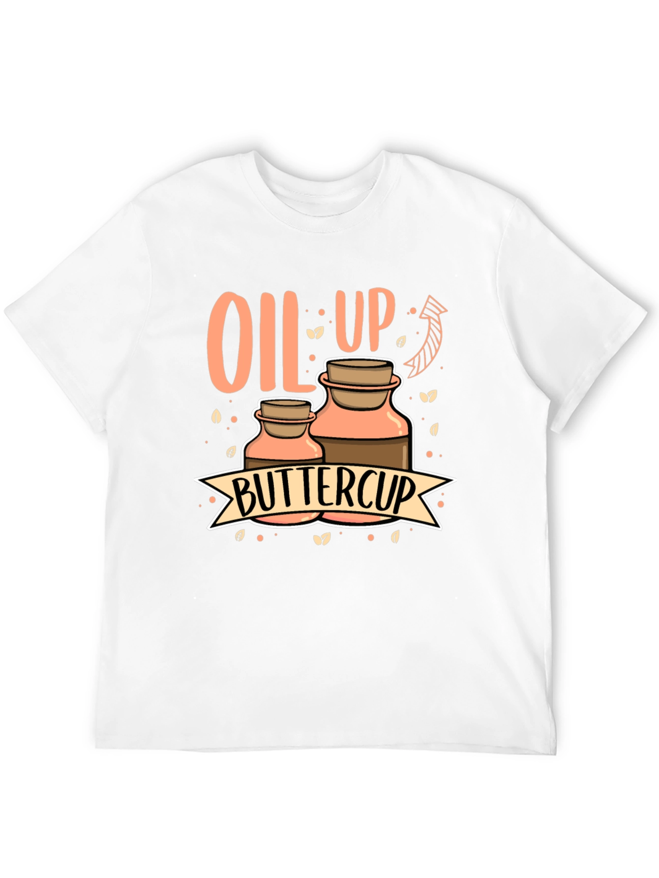 Oil Up Buttercup Graphic Tee - Aromatherapy Shirt