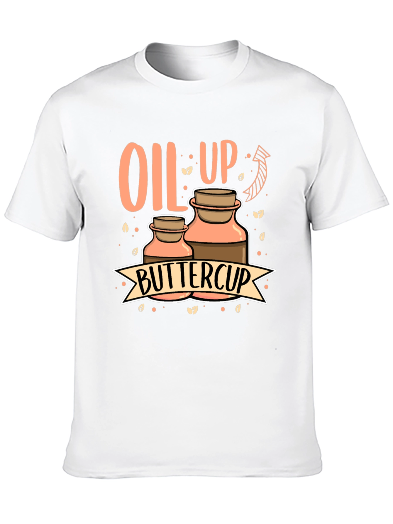 Oil Up Buttercup Graphic Tee - Aromatherapy Shirt